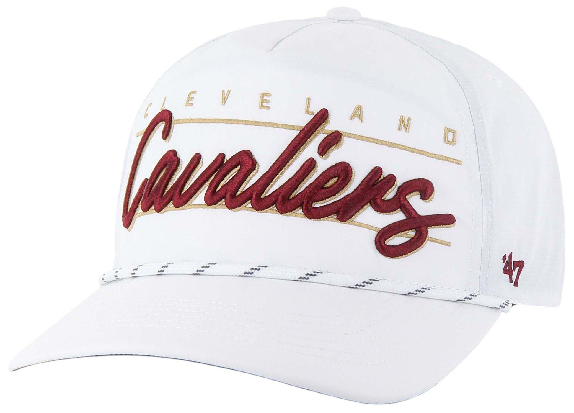 '47 Adult Cleveland Cavaliers White Condor Hitch Adjustable Hat product image