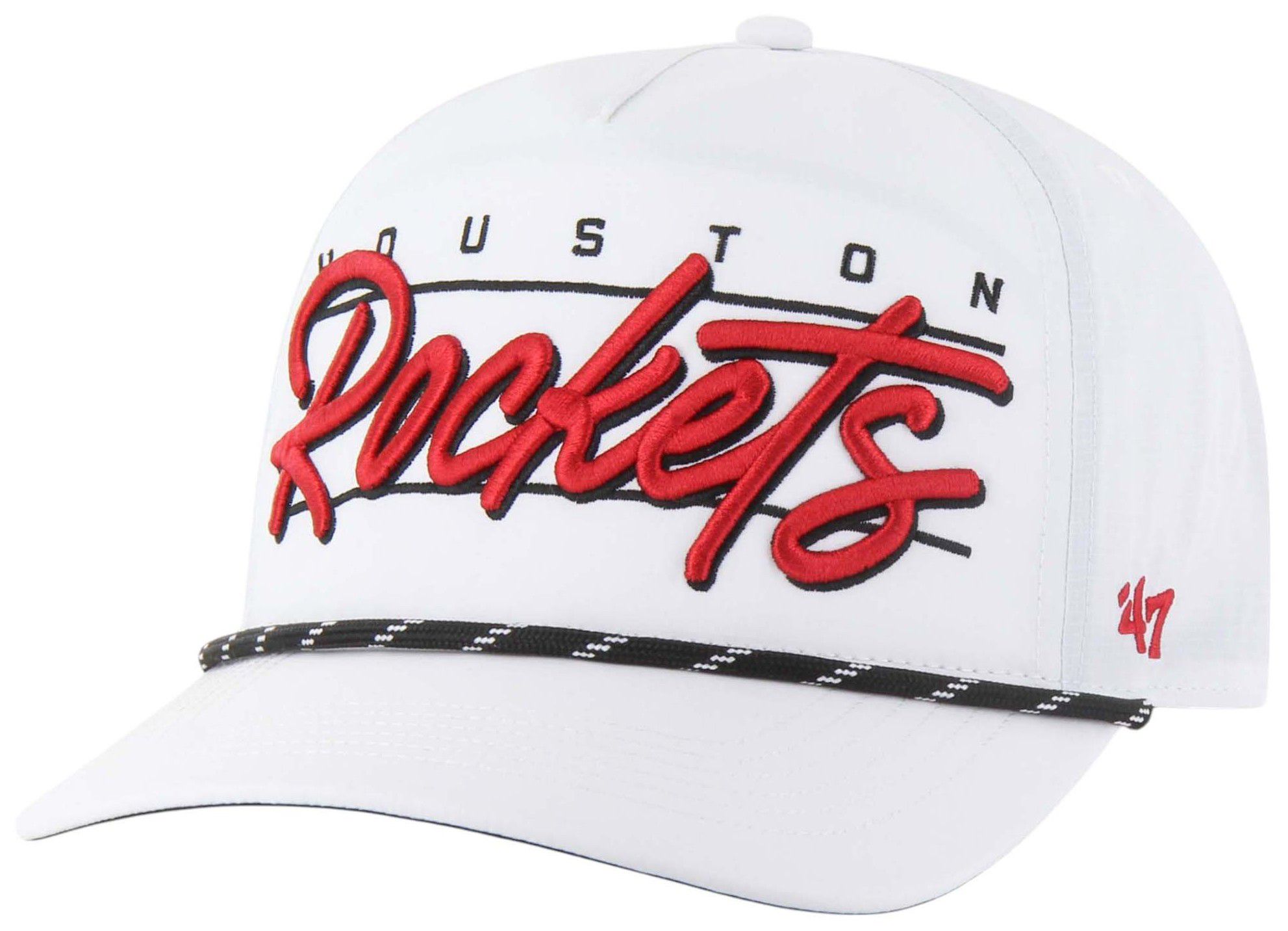 '47 Adult Houston Rockets White Condor Hitch Adjustable Hat product image