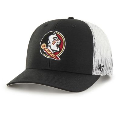 sorry, '47 Adult Florida State Seminoles Black Logo Trucker Adjustable Hat is currently out of stock