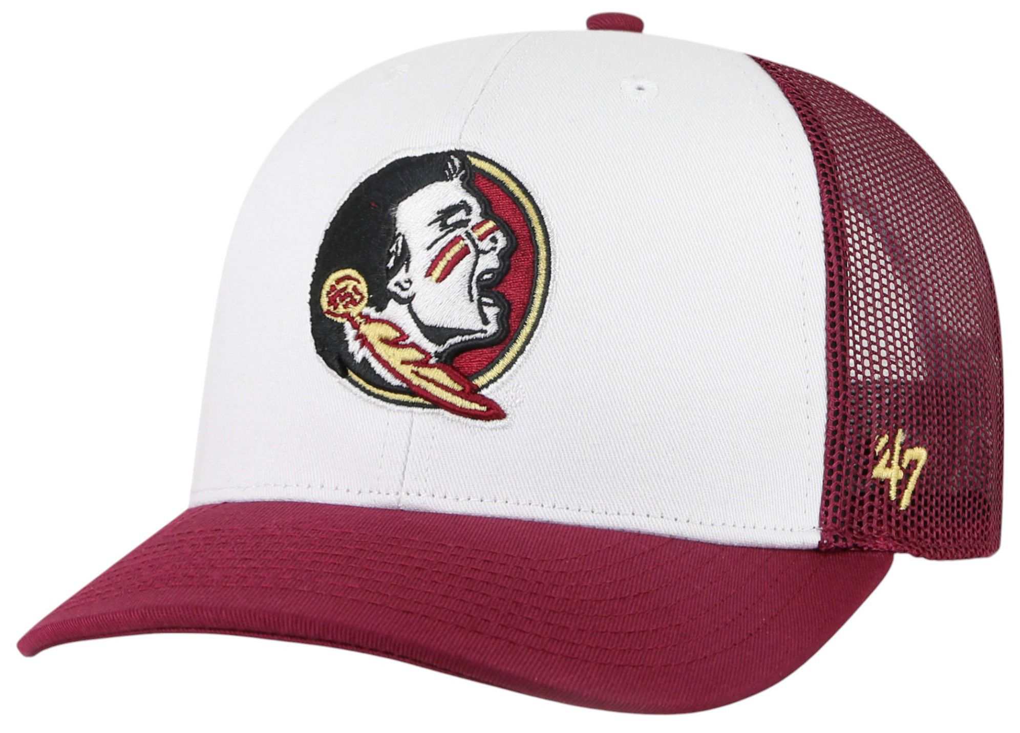 '47 Adult Florida State Seminoles Cardinal Freshman Trucker Adjustable Hat product image