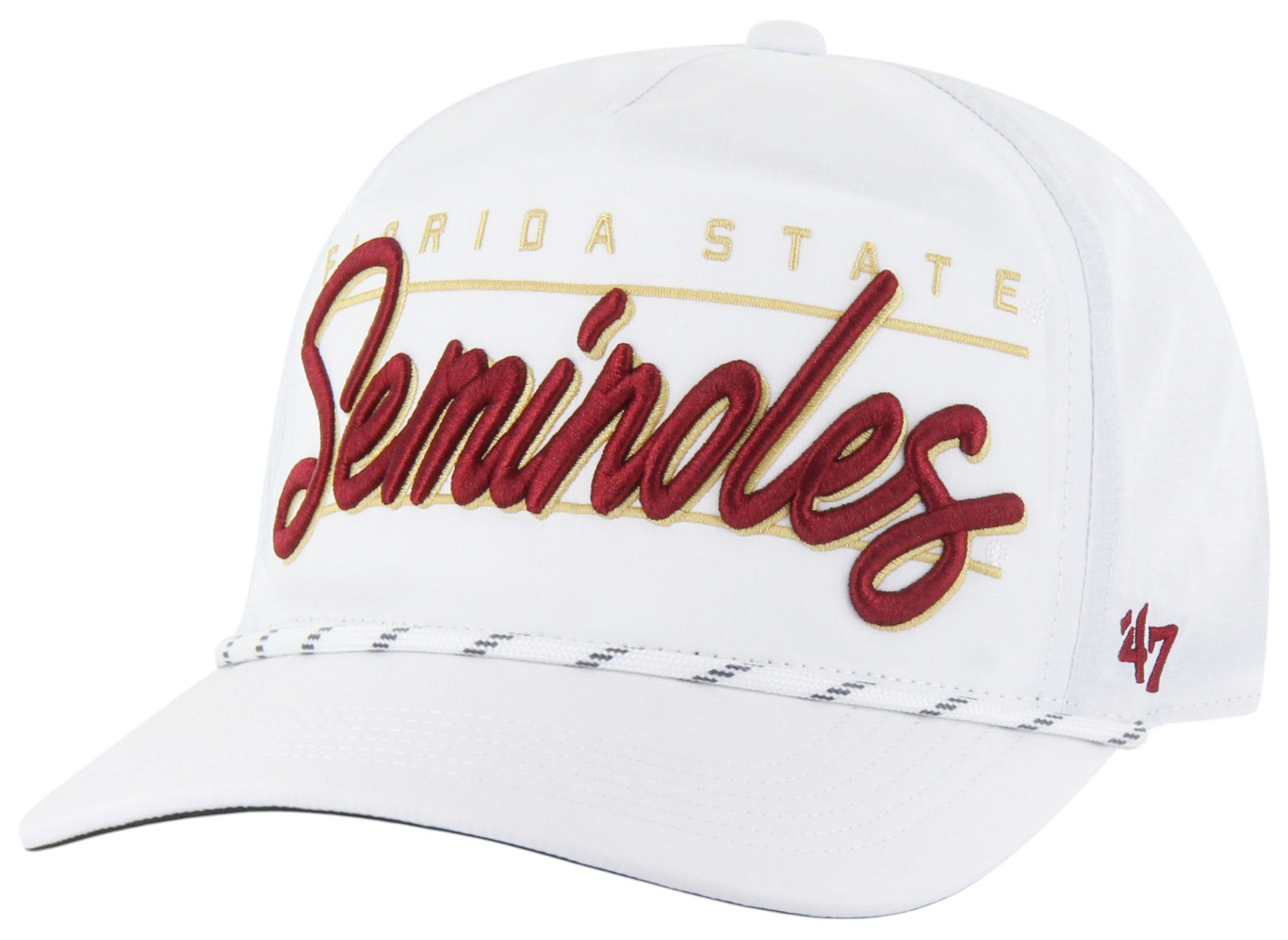 '47 Adult Florida State Seminoles White Condor Hitch Adjustable Hat product image