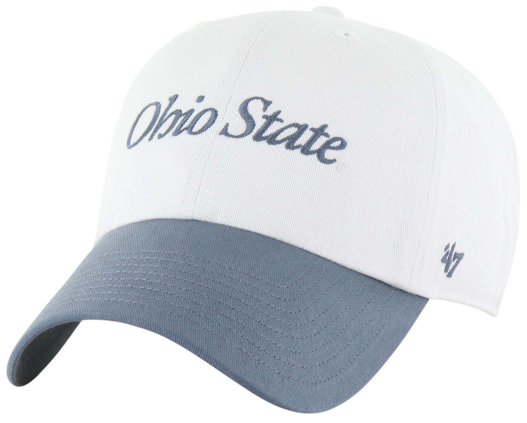 '47 Adult Ohio State Buckeyes Sandstone Script Clean Up Adjustable Hat product image