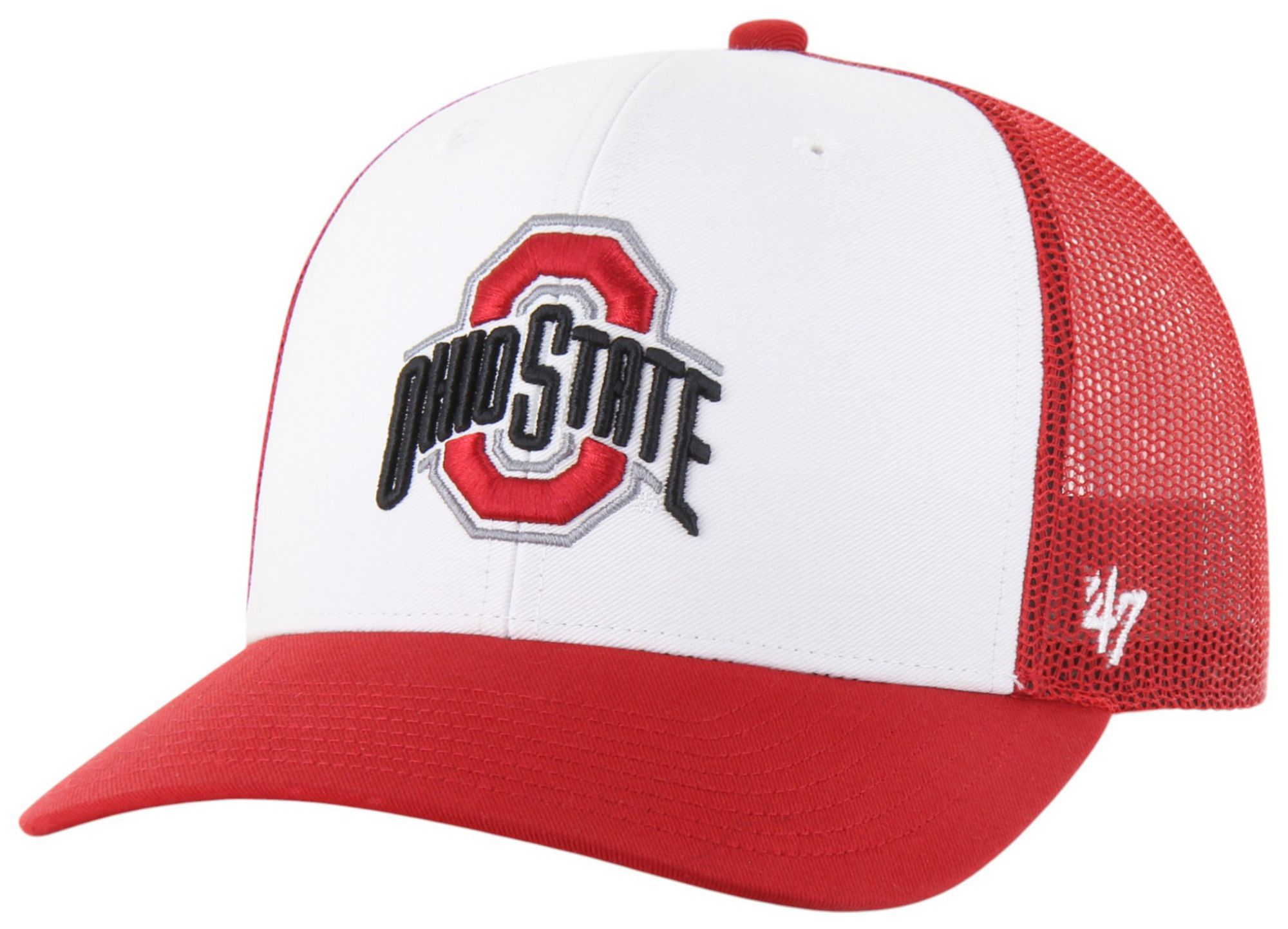 '47 Adult Ohio State Buckeyes Red Freshman Trucker Adjustable Hat product image