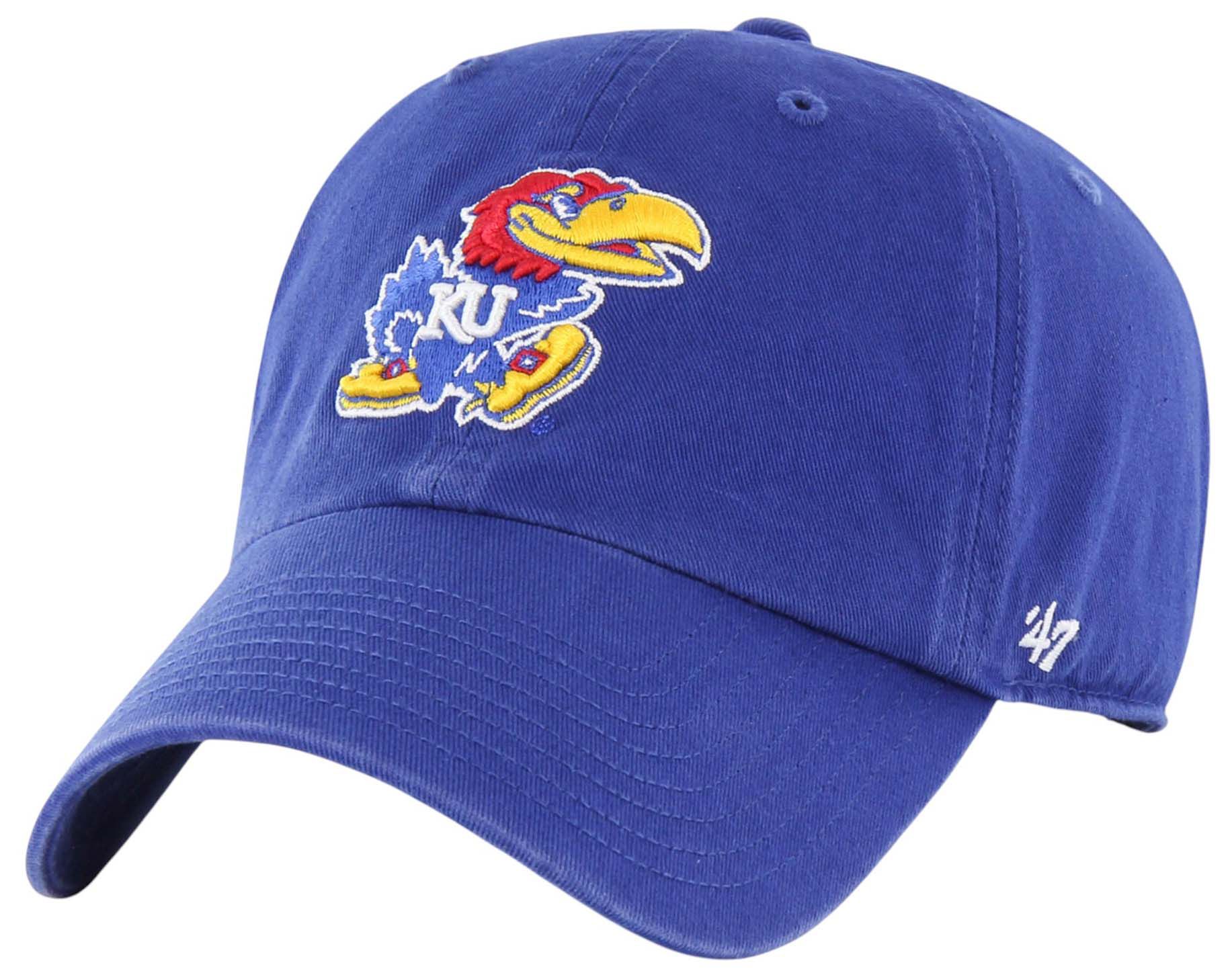 '47 Adult Royal Kansas Jayhawks Clean Up Adjustable Hat product image