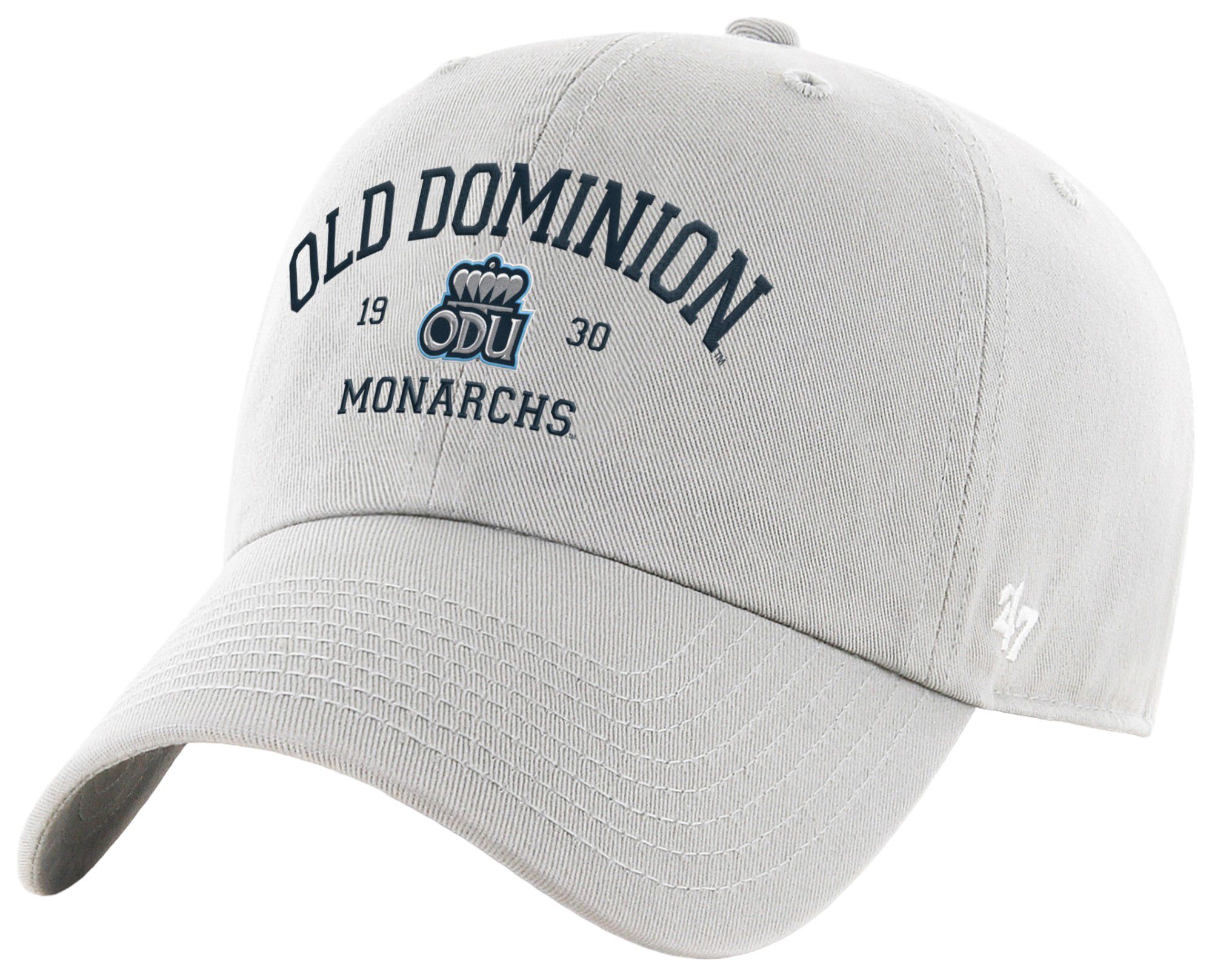 '47 Men's Old Dominion Monarchs Gray Arch Clean Up Adjustable Hat product image
