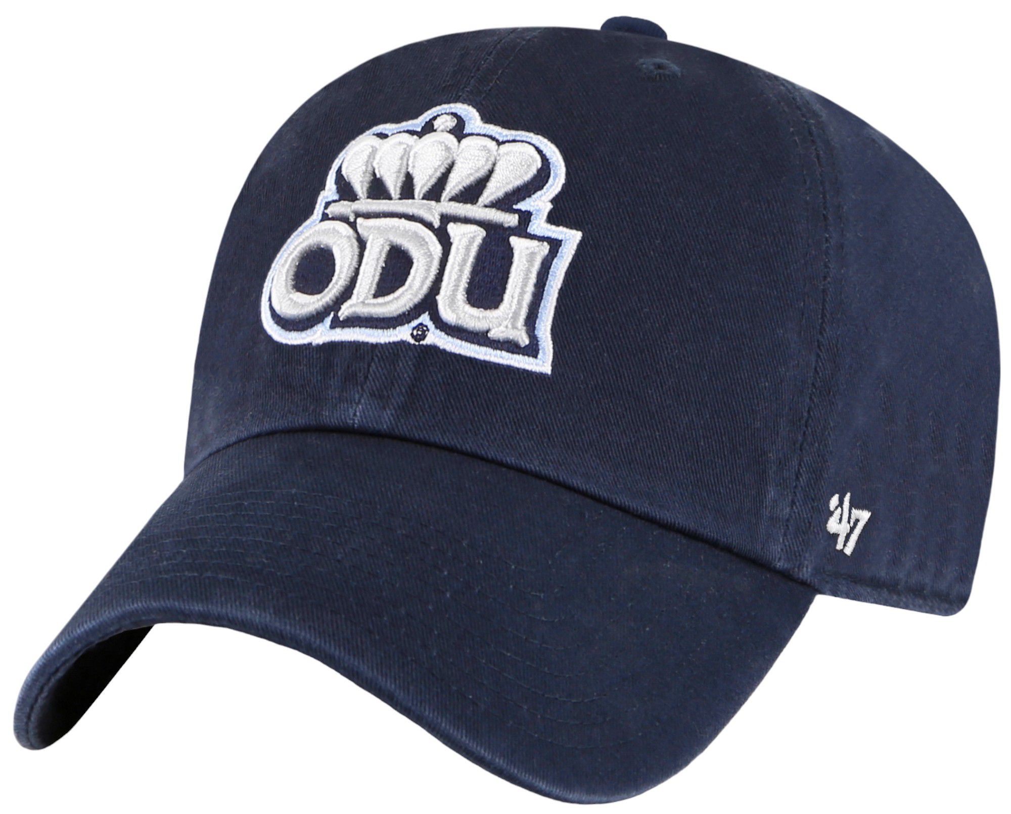 '47 Men's Old Dominion Monarchs Navy Logo Clean Up Adjustable Hat product image