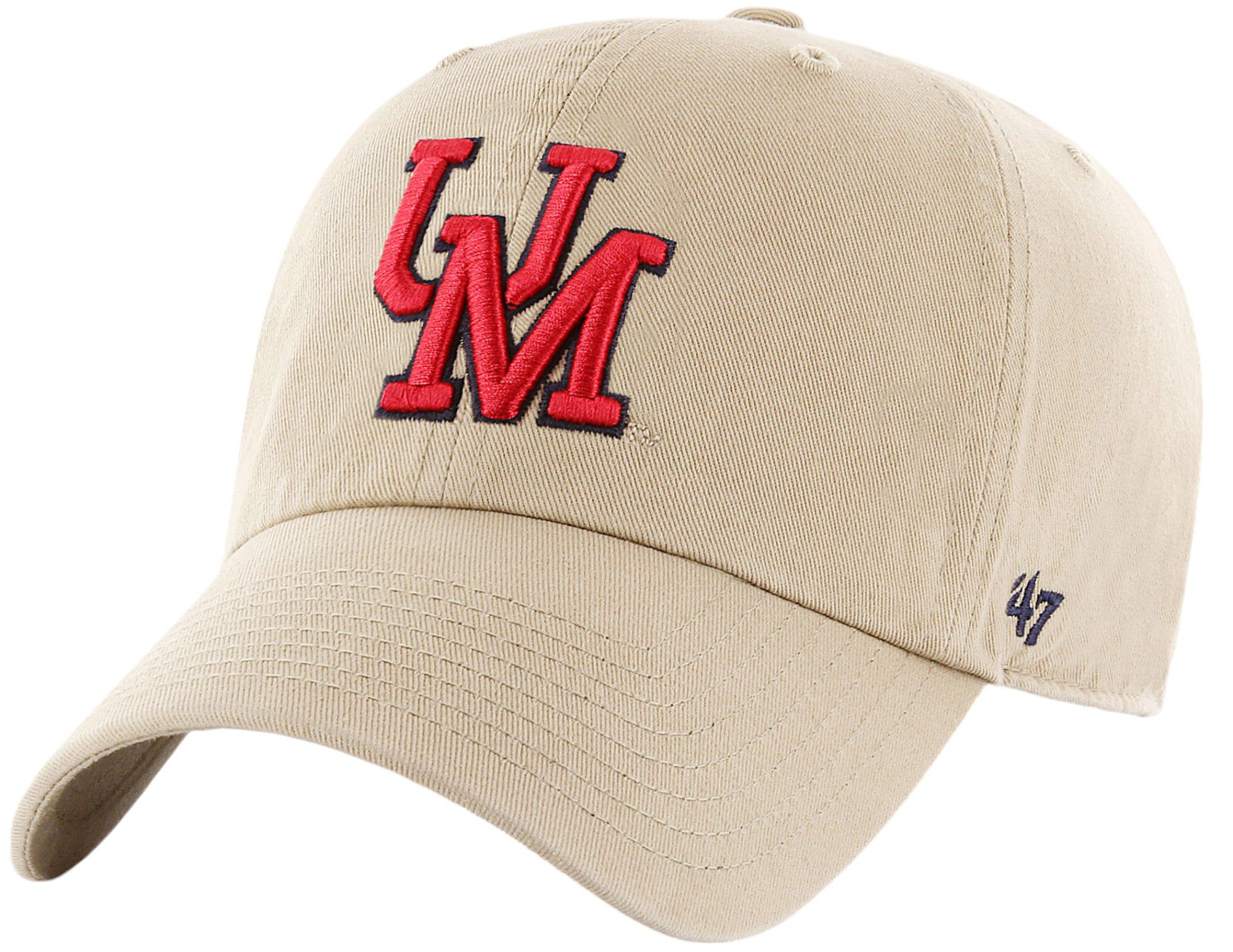 '47 Adult Ole Miss Rebels Khaki Vintage Clean Up Adjustable Hat product image
