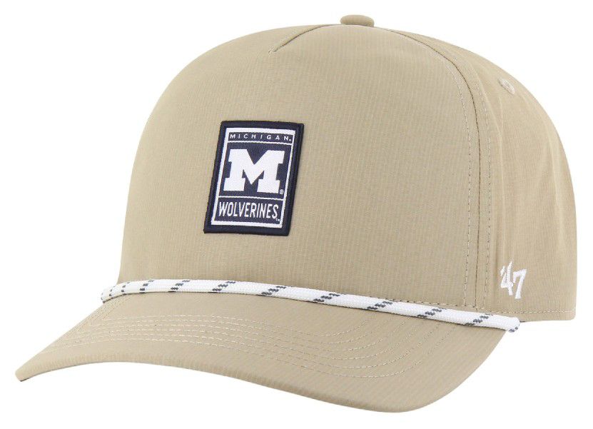 '47 Adult Michigan Wolverines Khaki Cozumel Hitch Hat product image