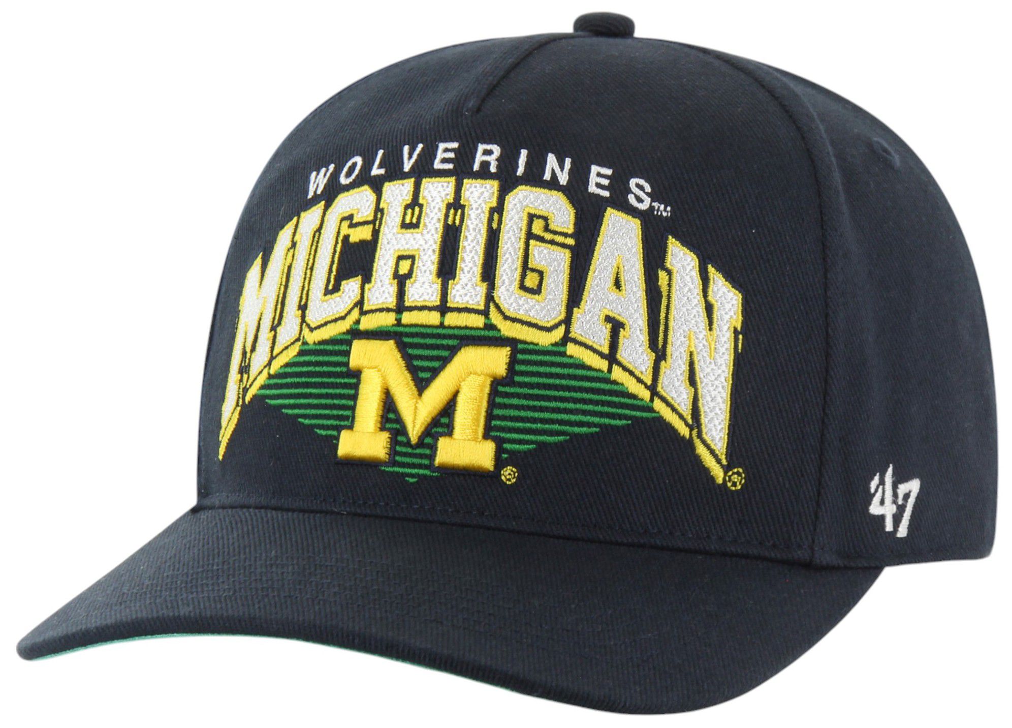 '47 Adult Michigan Wolverines NAVY Pomona Hitch Adjustable Hat product image
