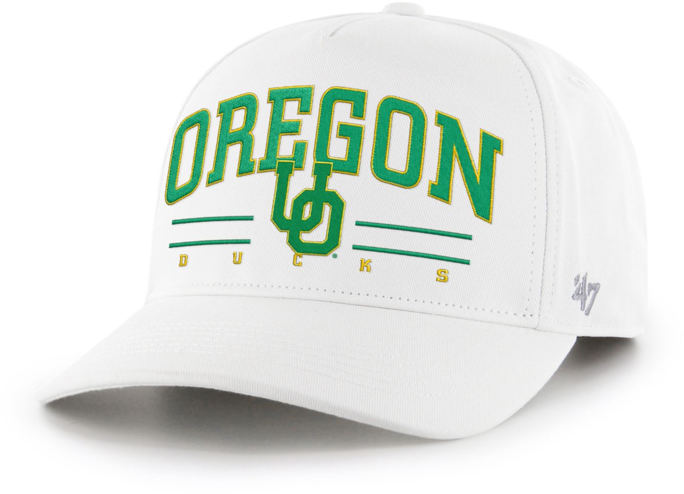 47 Adult Oregon Ducks White Roscoe Hitch Adjustable Hat Dick s Sporting Goods