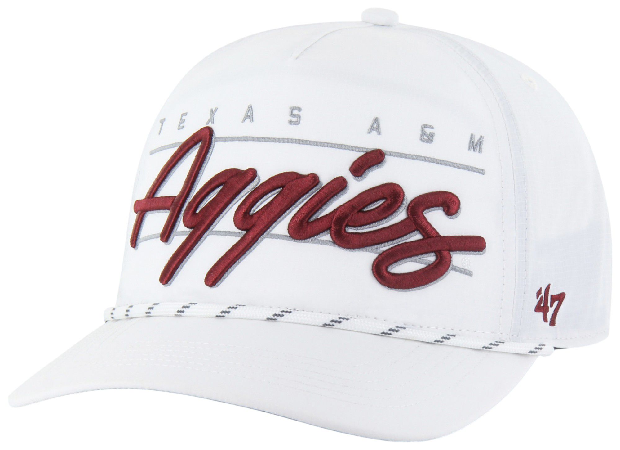 '47 Adult Texas A&M Aggies White Condor Hitch Adjustable Hat product image