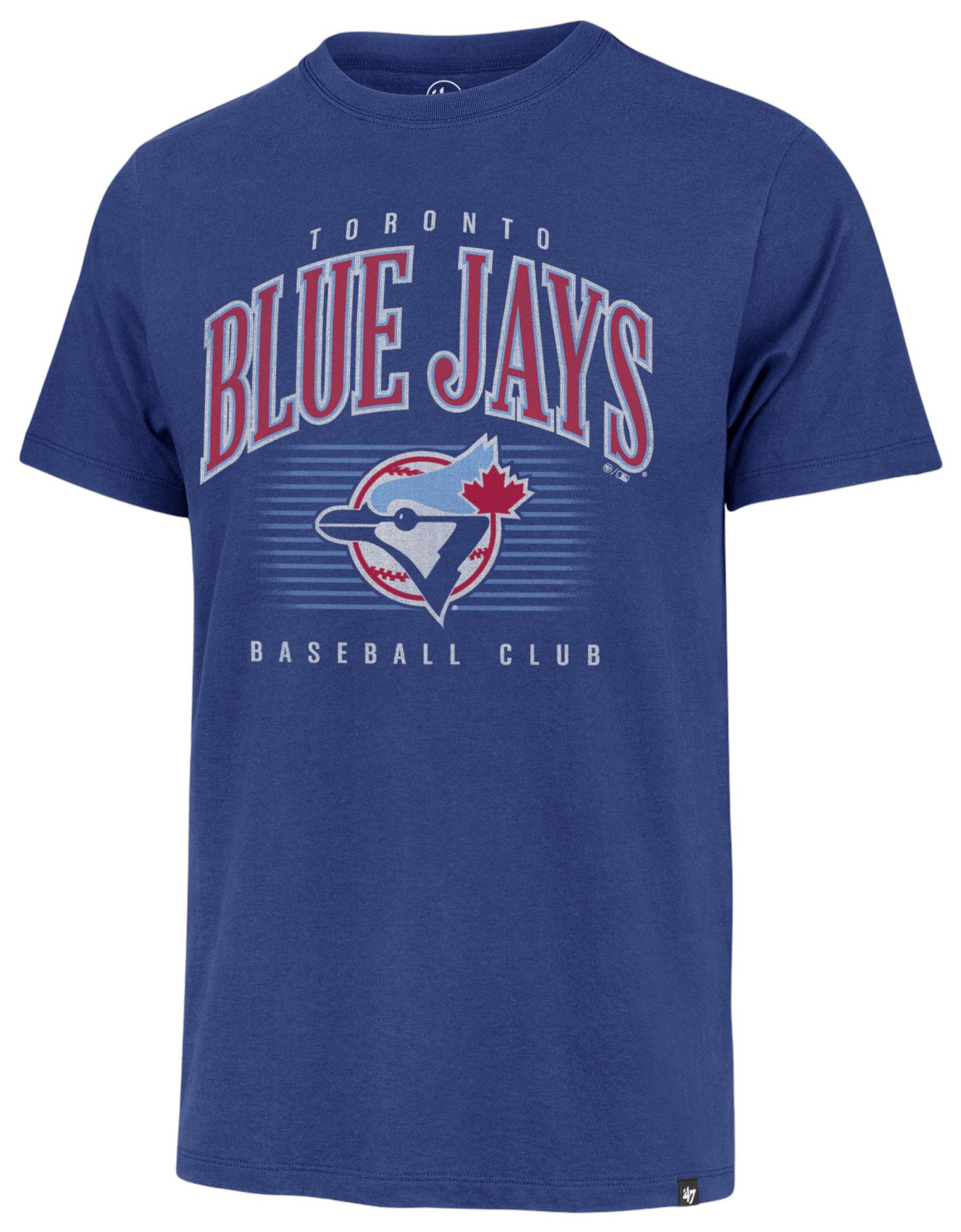 '47 Men's Toronto Blue Jays Blue Double Header Cooperstown Franklin T-Shirt product image