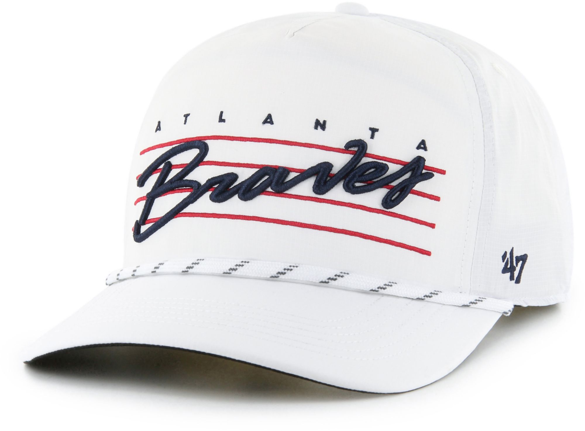 '47 Men's Atlanta Braves White Downburst Hitch Adjustable Hat product image