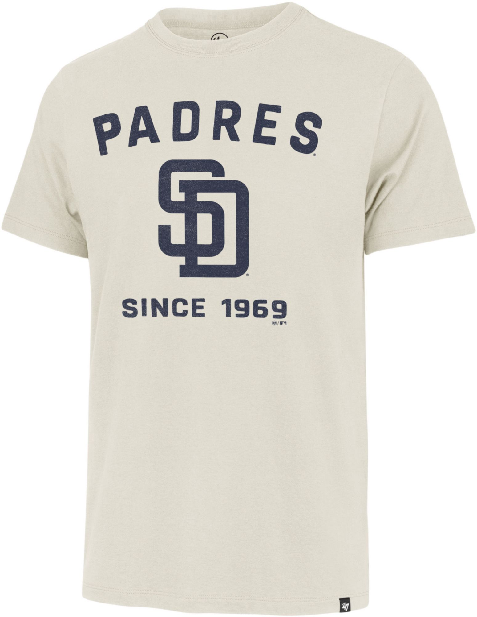 '47 Men's San Diego Padres Tan Duster Franklin T-Shirt product image
