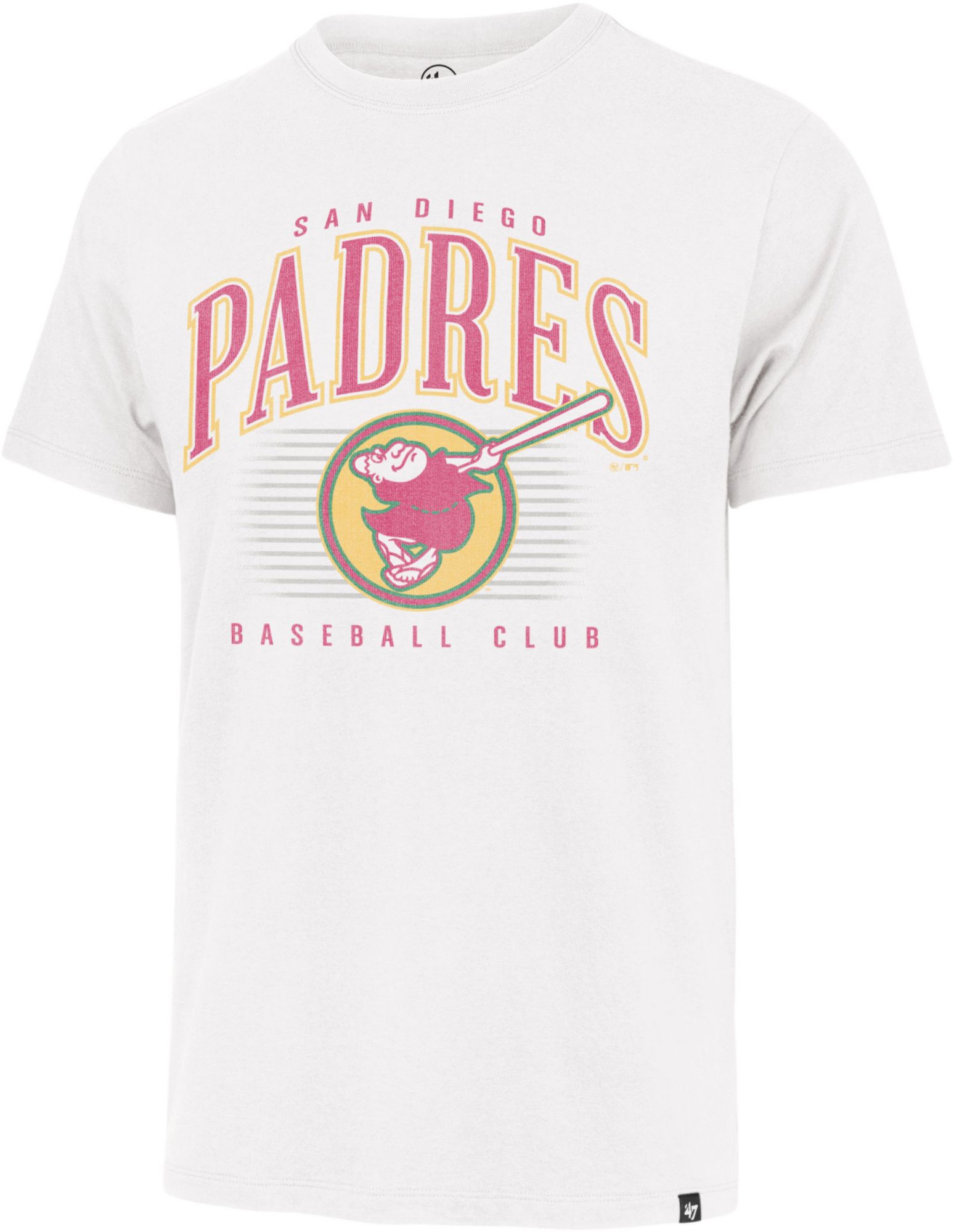 '47 Men's San Diego Padres White Double Header Franklin T-Shirt product image