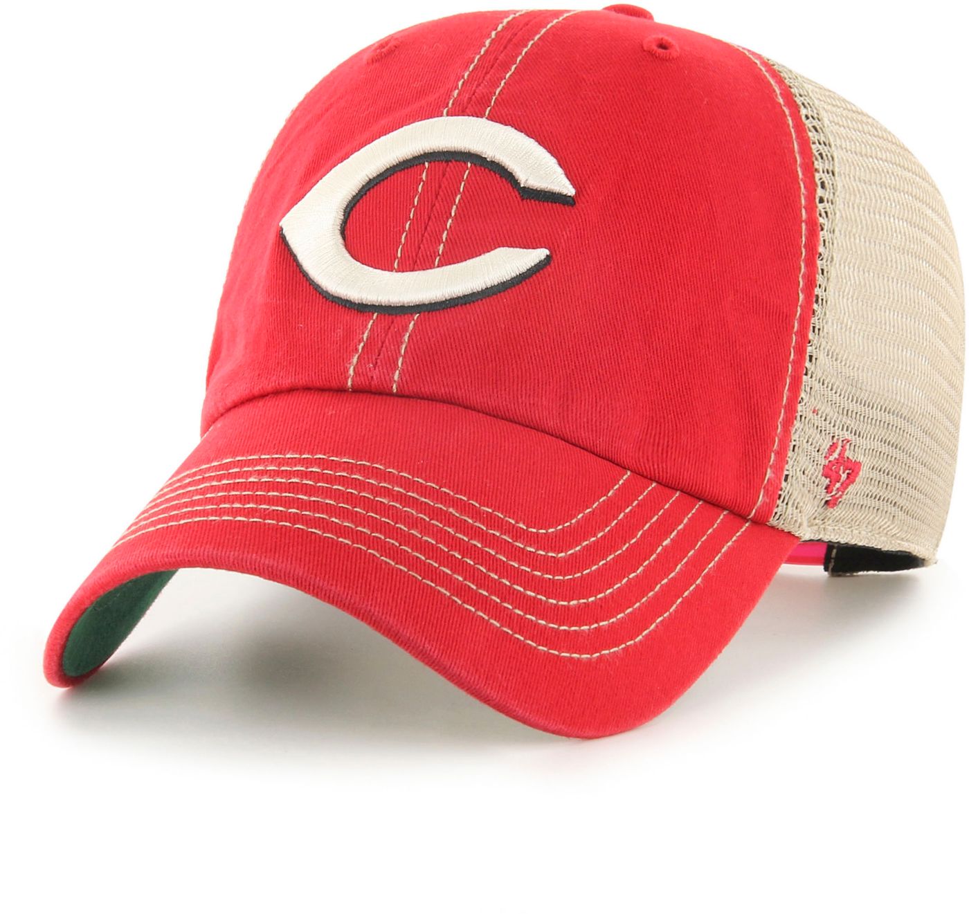 47 Men s Cincinnati Reds Red Trawler Clean Up Adjustable Hat Dick s Sporting Goods