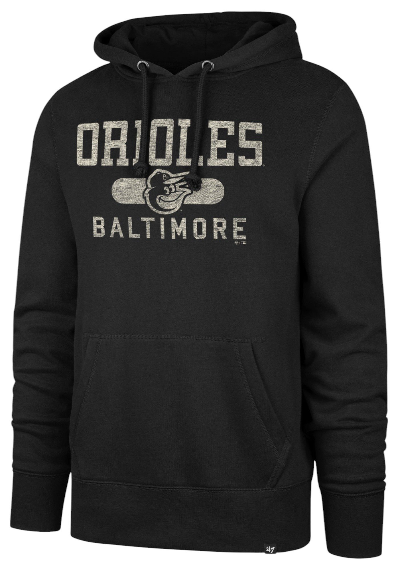 '47 Men's Baltimore Orioles Black Mainframe Headline Hoodie product image