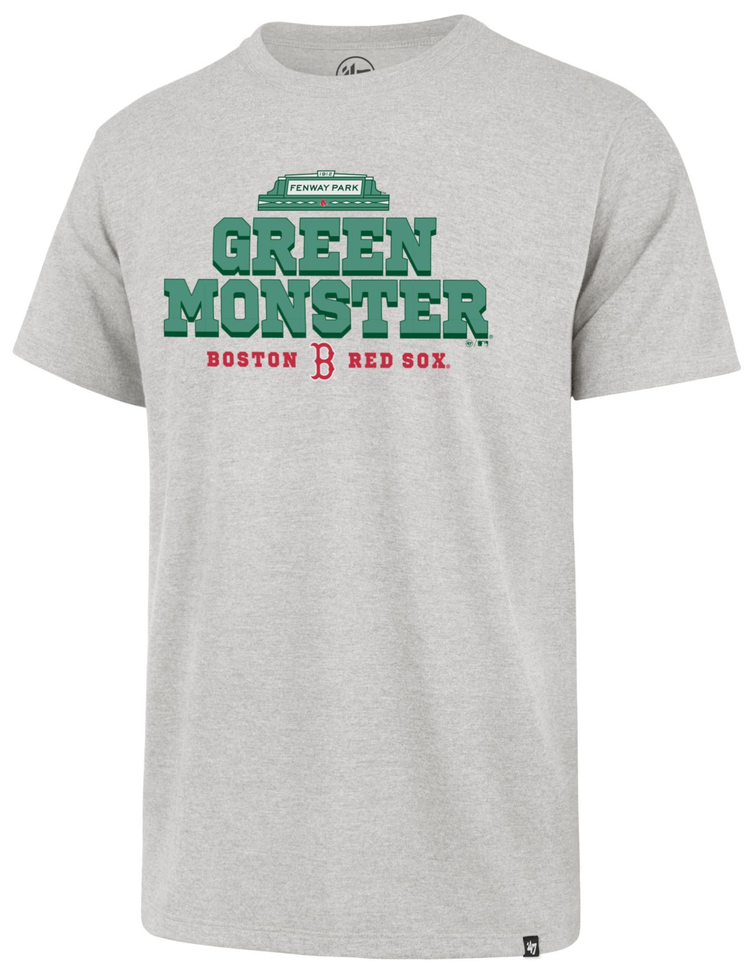 '47 Men's Boston Red Sox Grey Premium Franklin T-Shirt product image