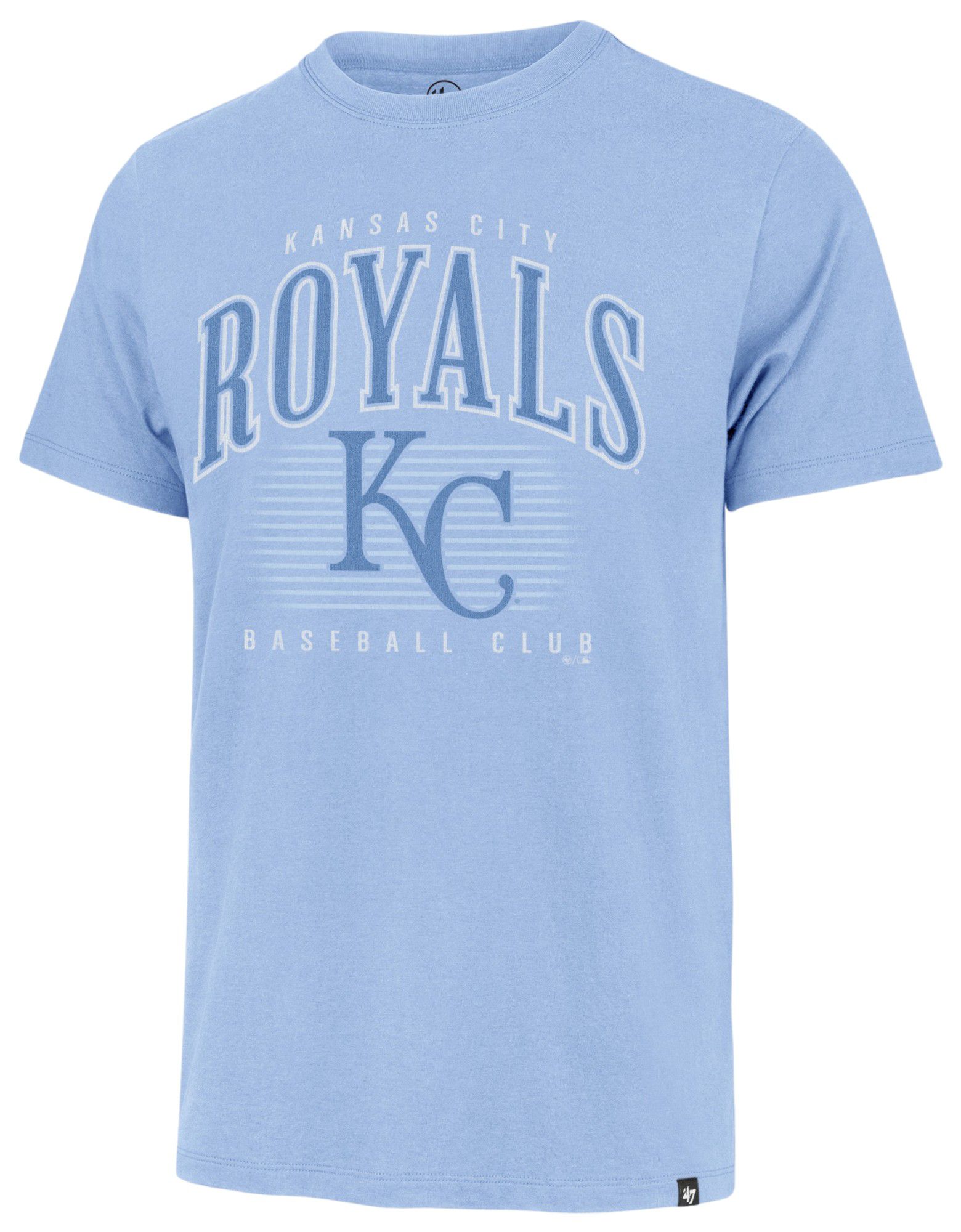 '47 Men's Kansas City Royals Blue Double Header Cooperstown Franklin T-Shirt product image