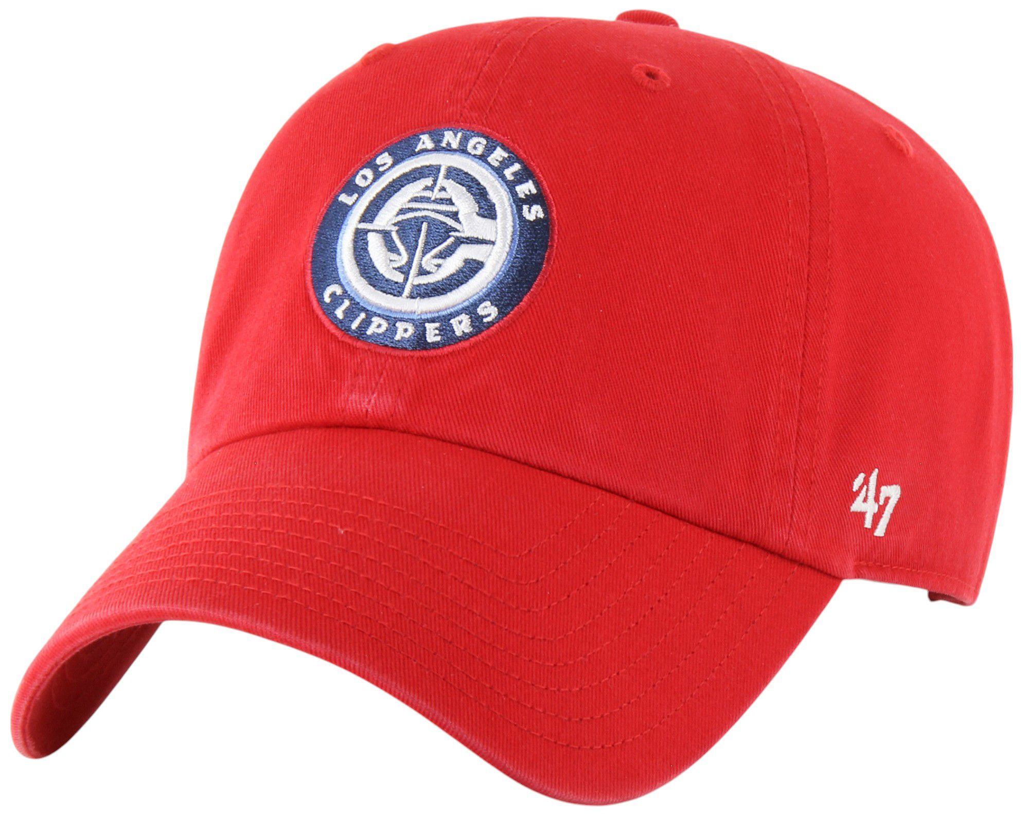 '47 Adult Los Angeles Clippers Red Clean Up Adjustable Hat product image
