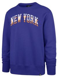 '47 Adult 2024-25 City Edition New York Knicks Pregame Crewneck Sweatshirt