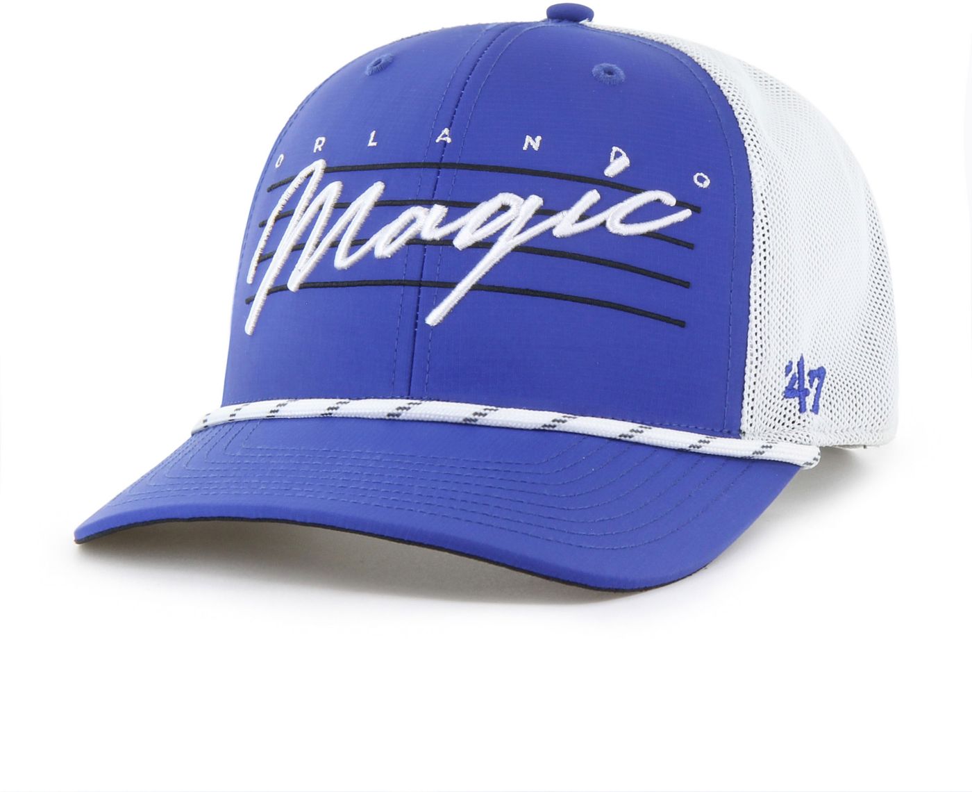 47 Brand Adult Orlando Magic Downburst Trucker Adjustable Hat Dick s Sporting Goods