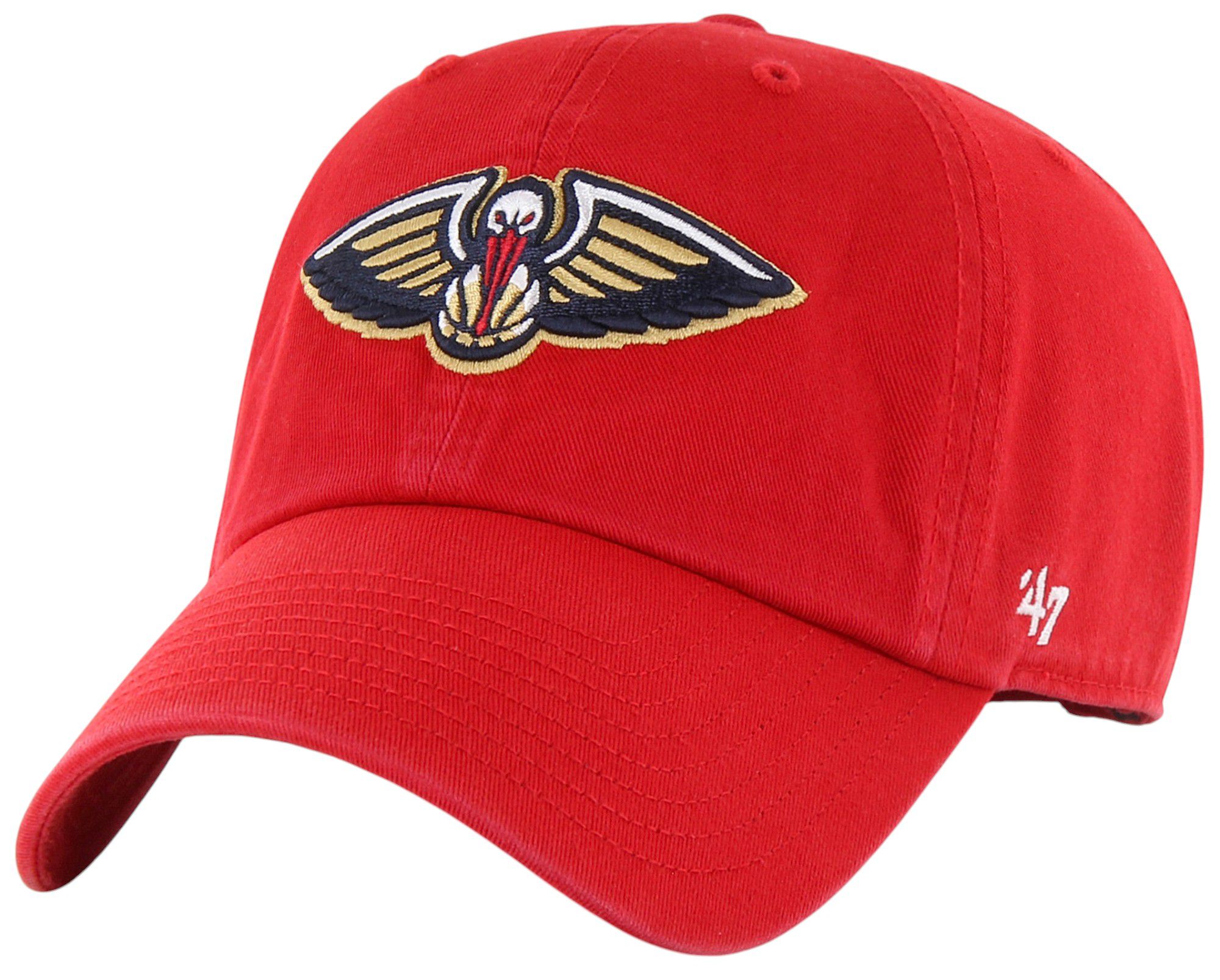 '47 Adult New Orleans Pelicans Red Clean Up Adjustable Hat product image