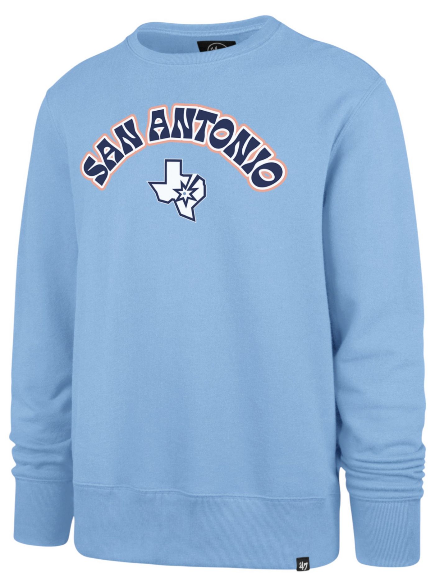 47 Brand Adult 2024 25 City Edition San Antonio Spurs Pregame Crewneck Sweatshirt Dick s Sporting Goods