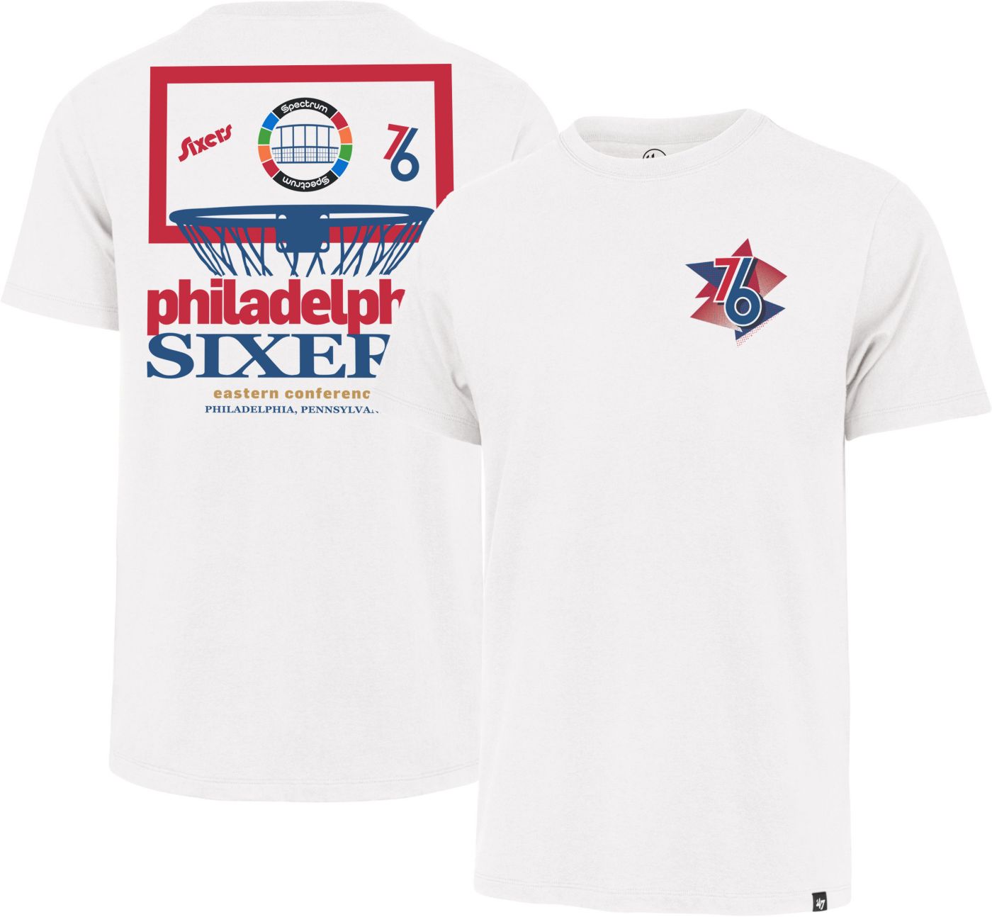 47 Brand Adult 2024 25 City Edition Philadelphia 76ers Backer T Shirt Dick s Sporting Goods