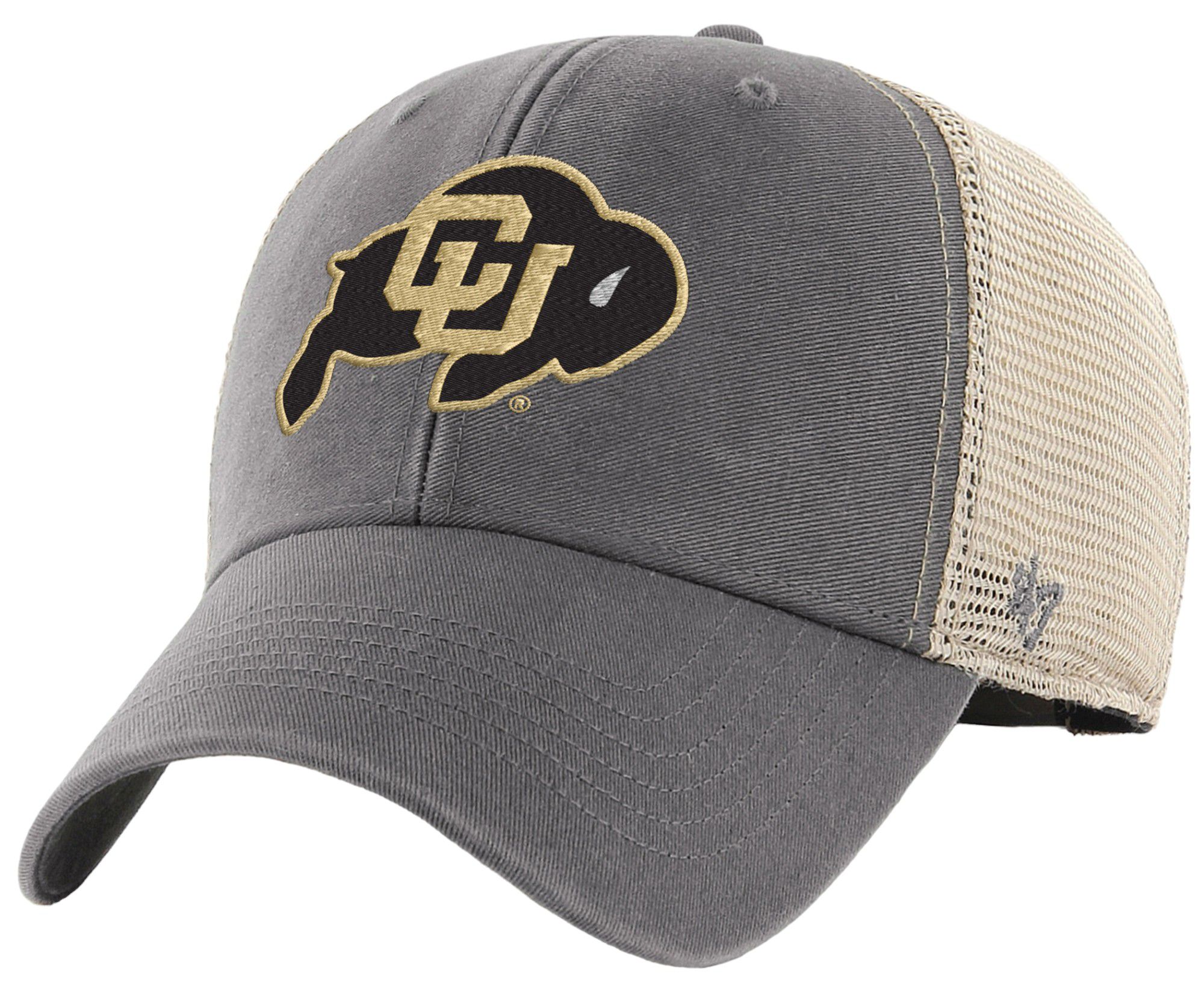'47 Men's Colorado Buffaloes Gray Trawler Clean Up Adjustable Hat product image