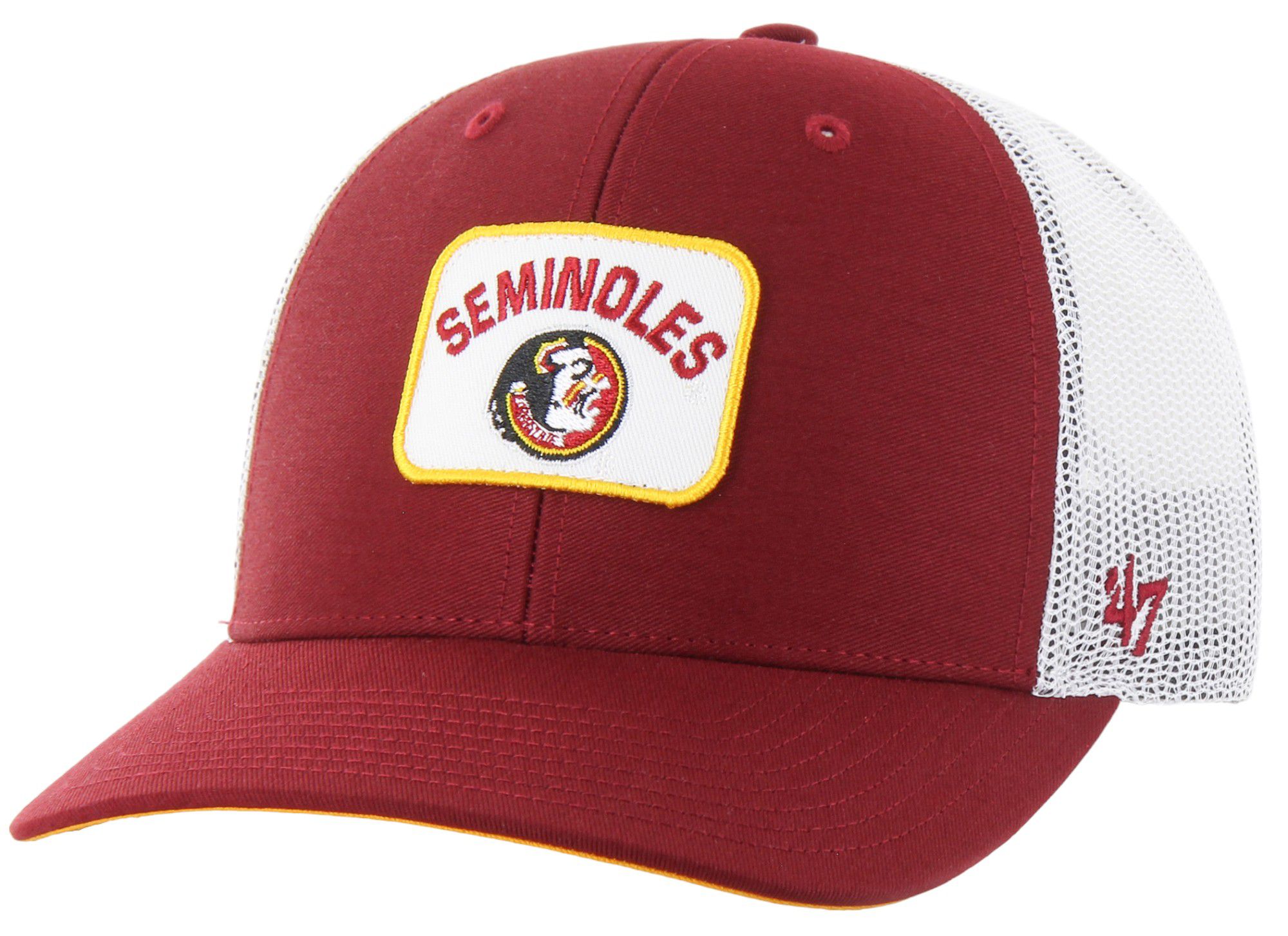 '47 Men's Florida State Seminoles  Red Vintage Novak Trucker Adjustable Hat product image