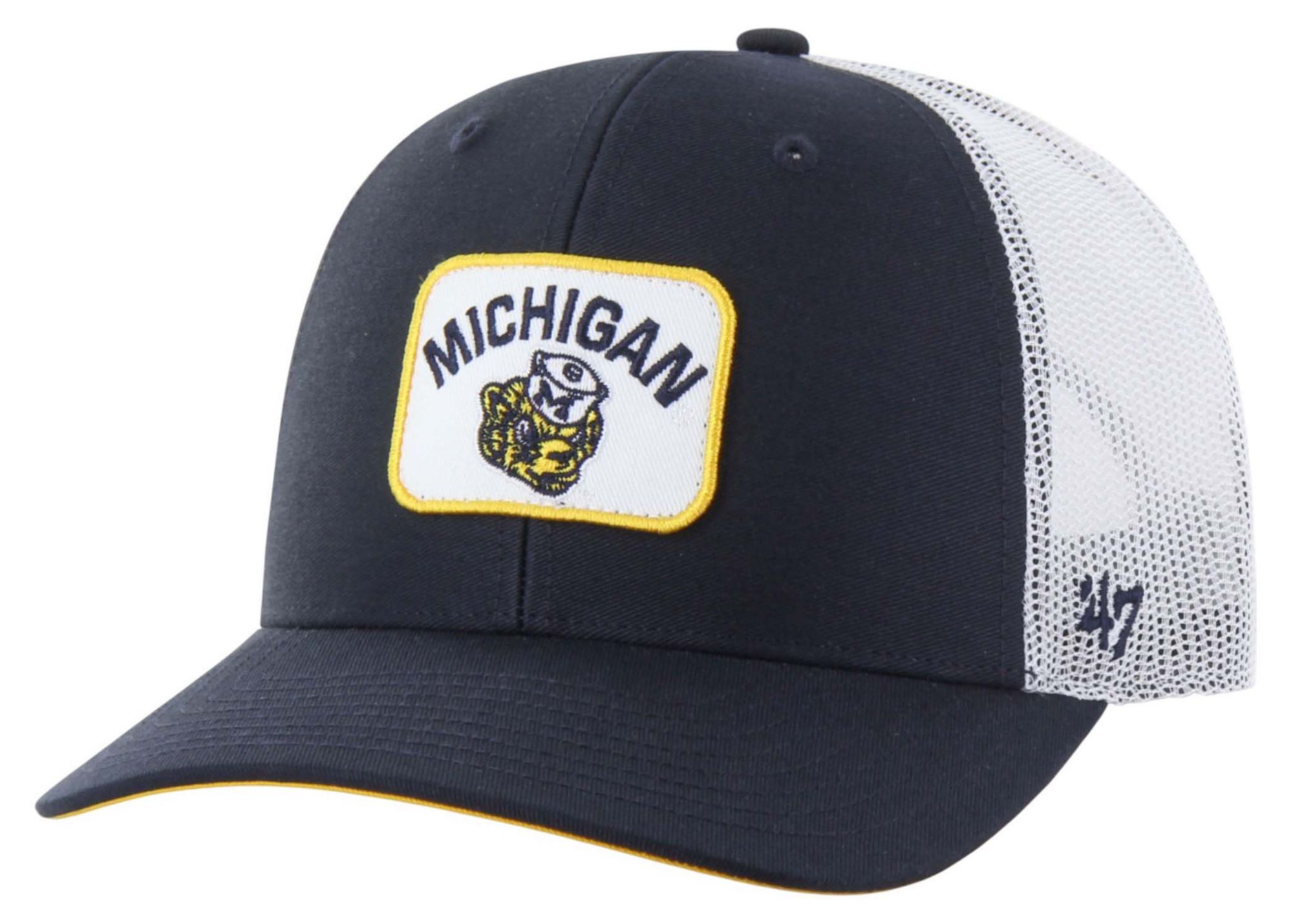'47 Mens Michigan Wolverines Navy Vintage Novak Trucker Adjustable Hat product image