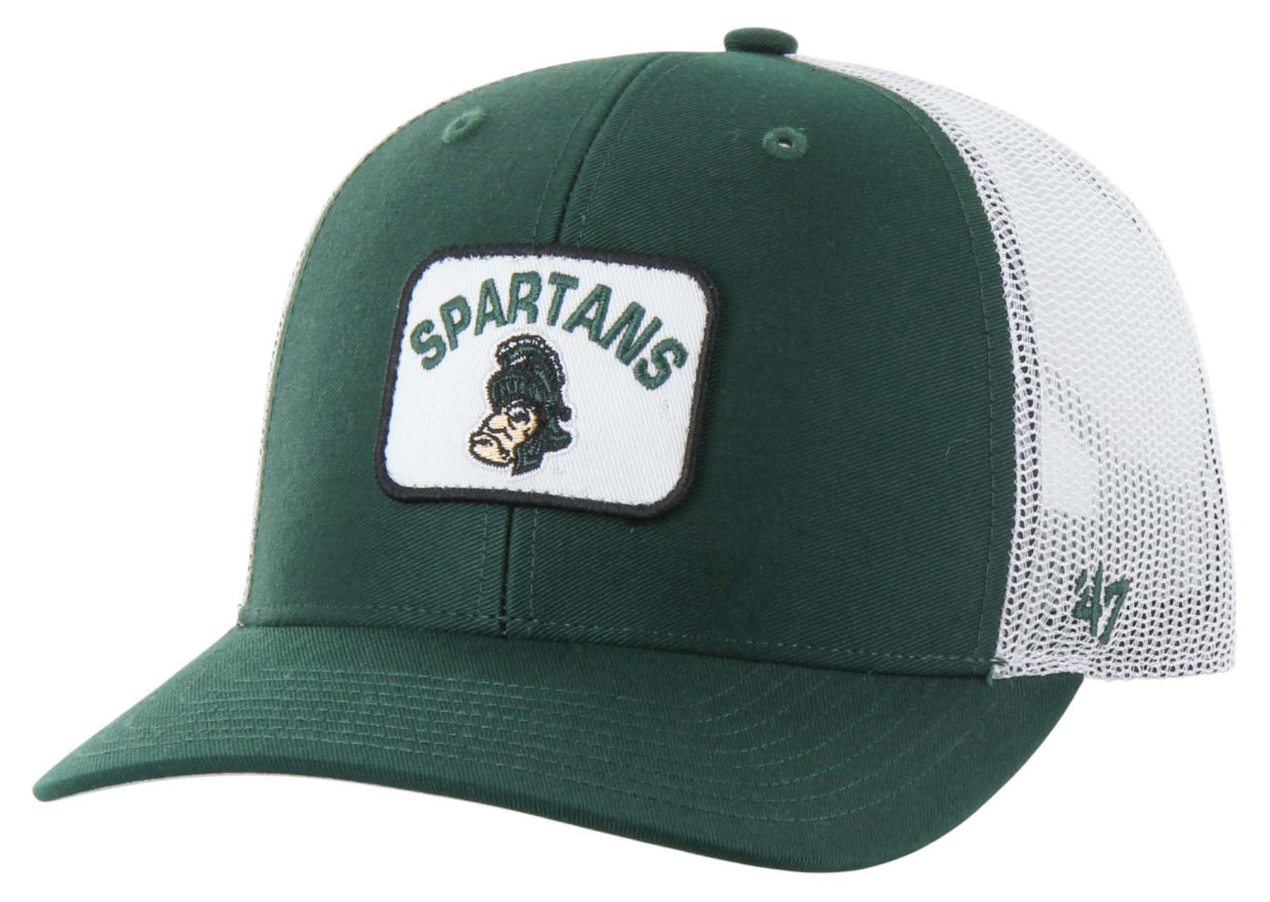 '47 Men's Michigan State Spartans Green Vintage Novak Trucker Adjustable Hat product image