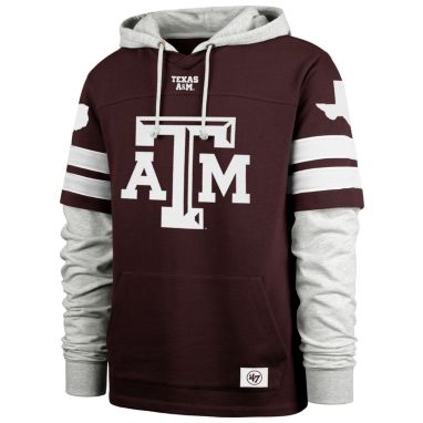 sorry, '47 Men's Texas A&M Aggies Maroon Lacer Pullover Hoodie is currently out of stock