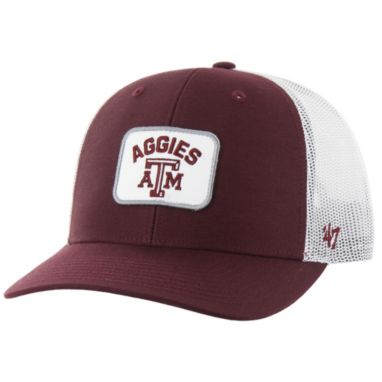 sorry, '47 Men's Texas A&M Aggies Maroon Novak Trucker Adjustable Hat is currently out of stock