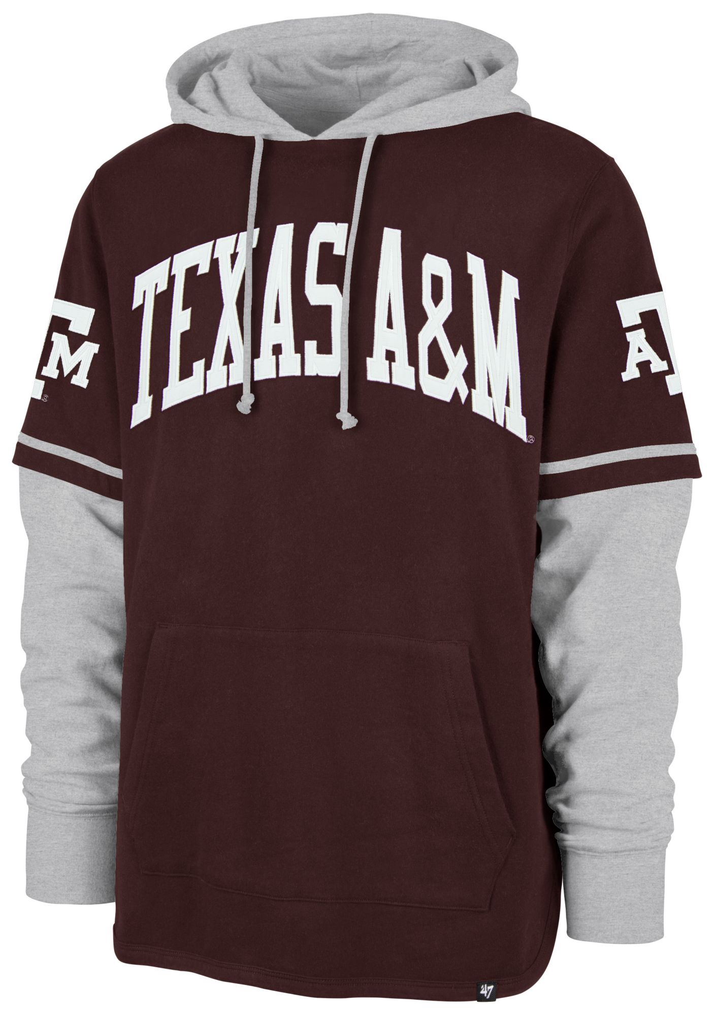 '47 Adult Texas A&M Aggies Dark Maroon Trifecta Hoodie product image