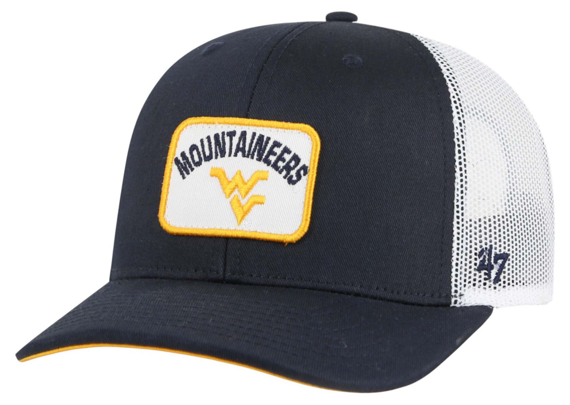 '47 Men's West Virginia Mountaineers Navy Novak Trucker Adjustable Hat product image