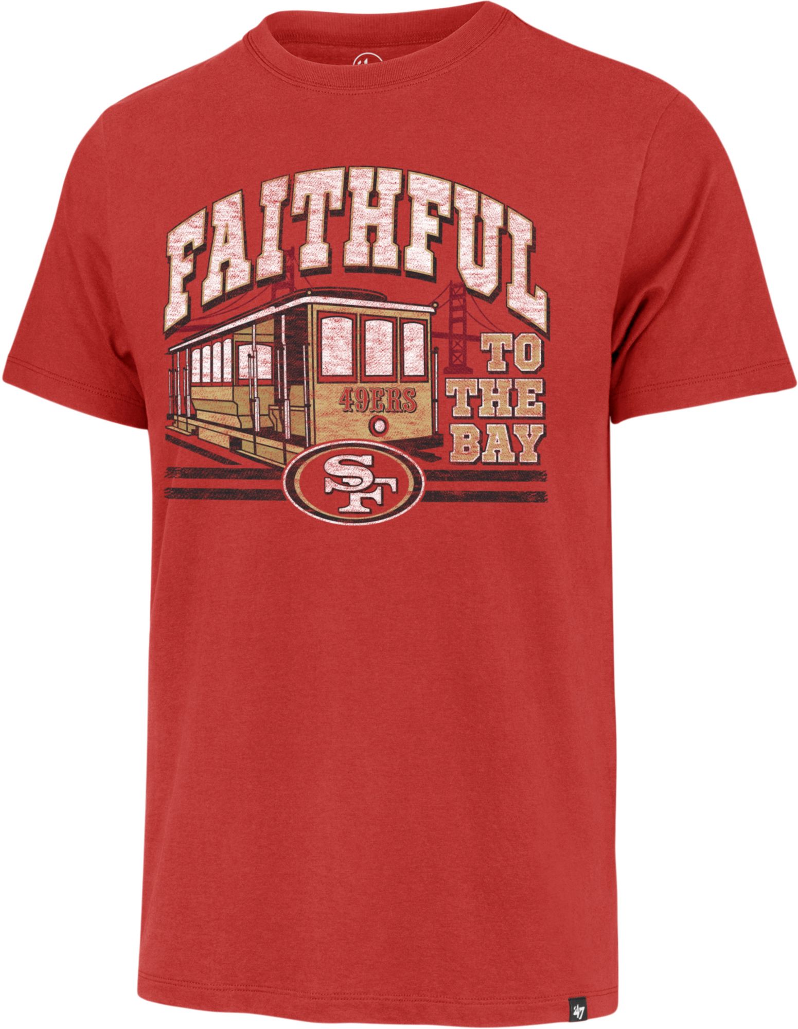 '47 Men's San Francisco 49ers Faithful Trolley T-Shirt