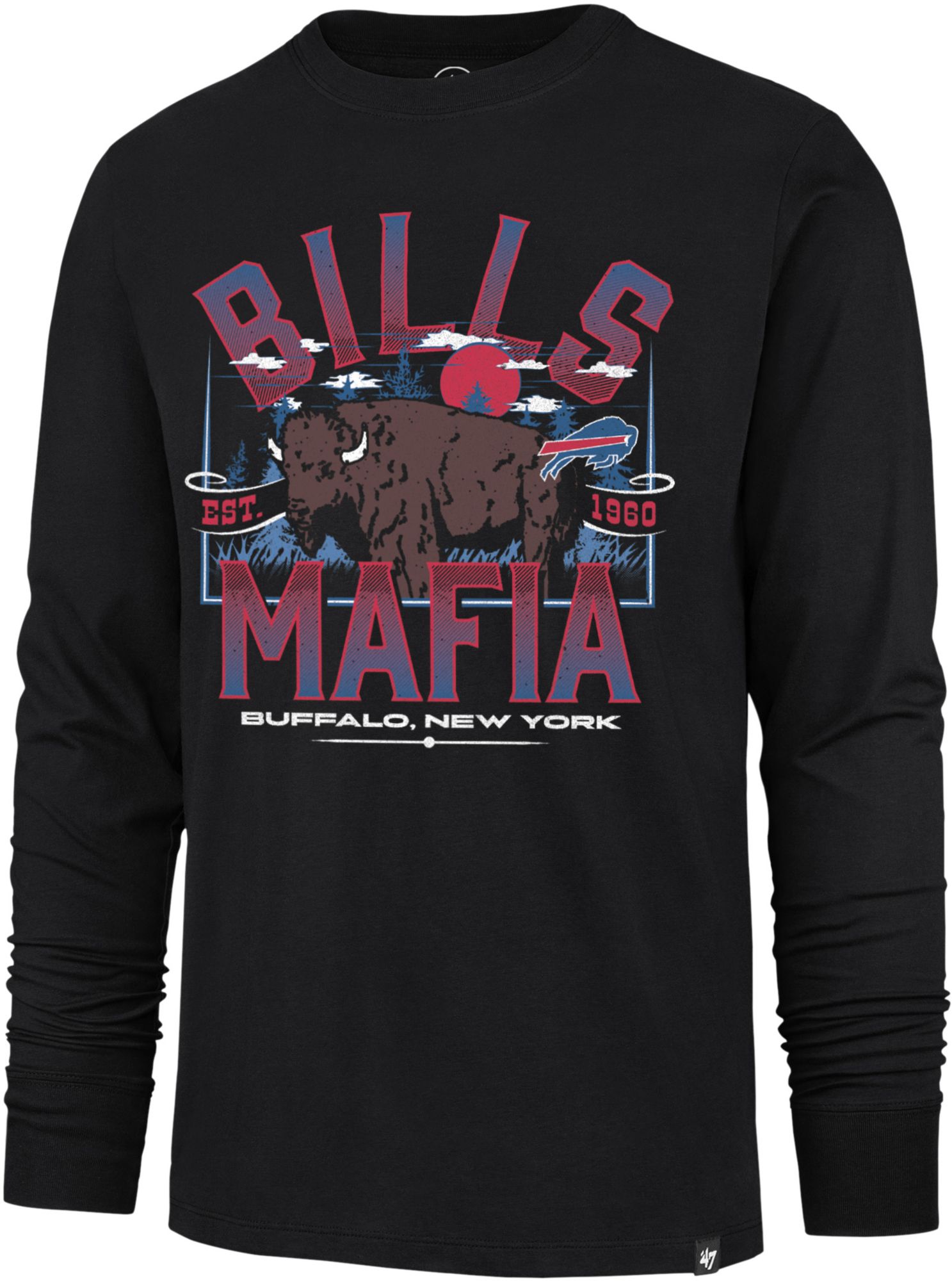 '47 Men's Buffalo Bills Black Bills Mafia Long Sleeve T-Shirt product image