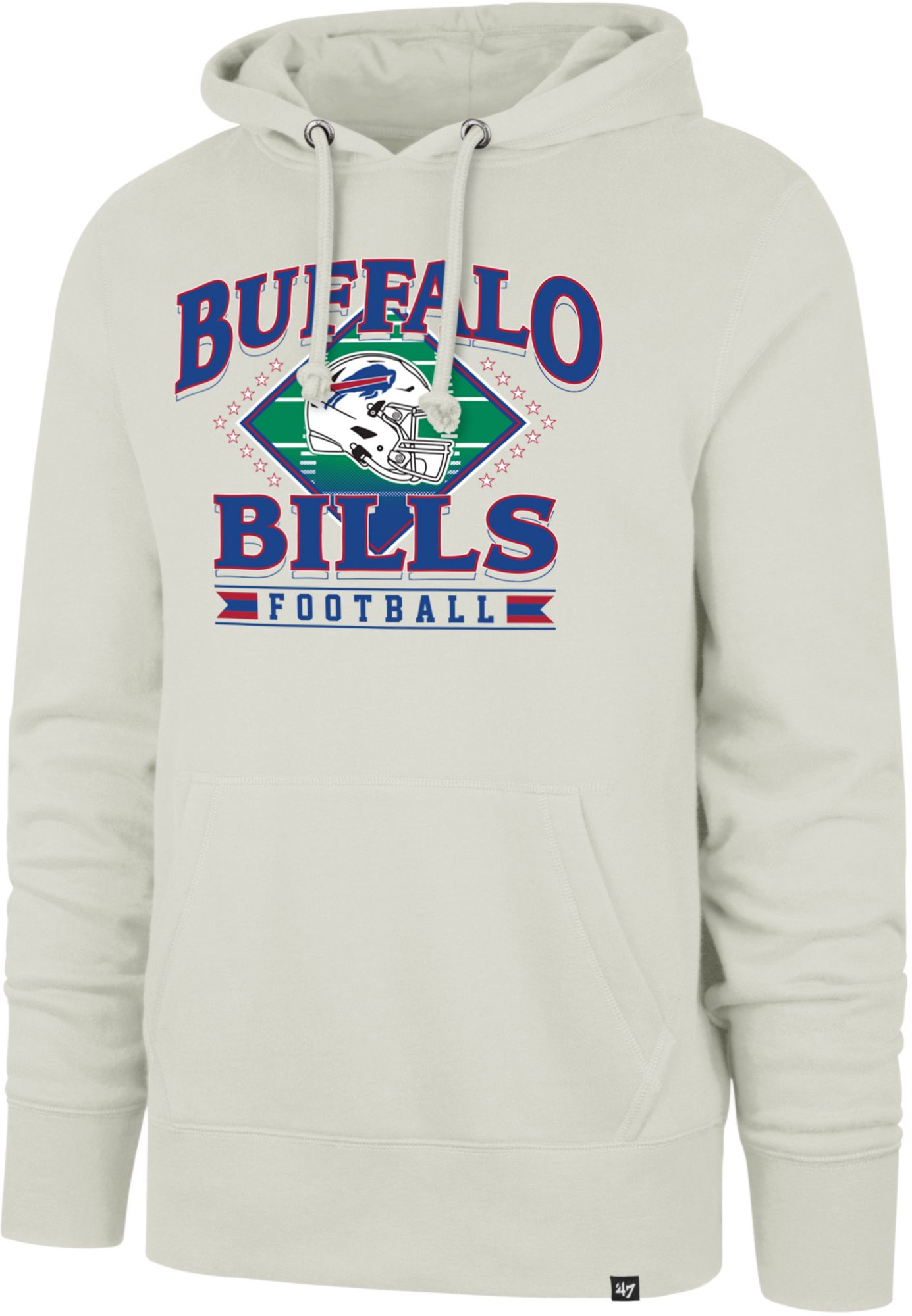 '47 Men's Buffalo Bills Natural Regional Pullover Hoodie product image