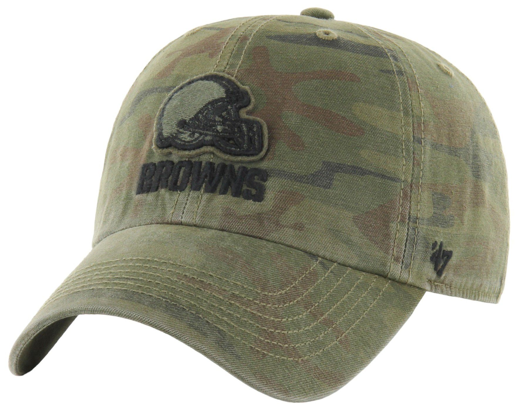 '47 Men's Cleveland Browns Movement Classic Franchise Sandalwood Stretch Fit Hat product image