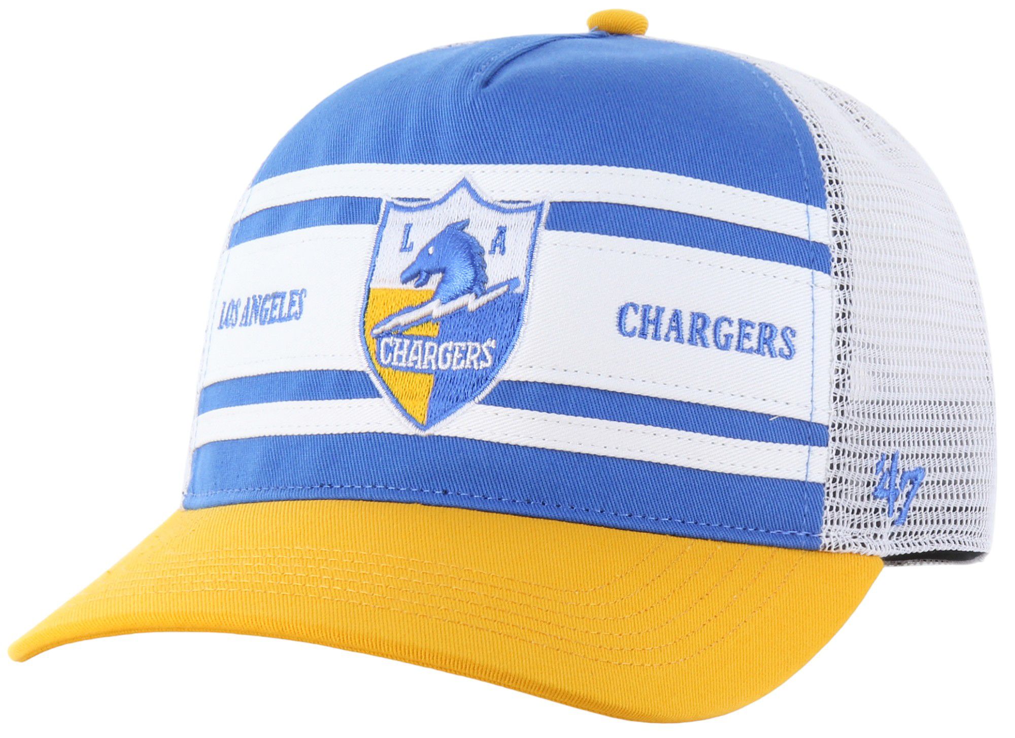 '47 Men's Los Angeles Chargers Super Stripe Blue Hitch Adjustable Hat product image