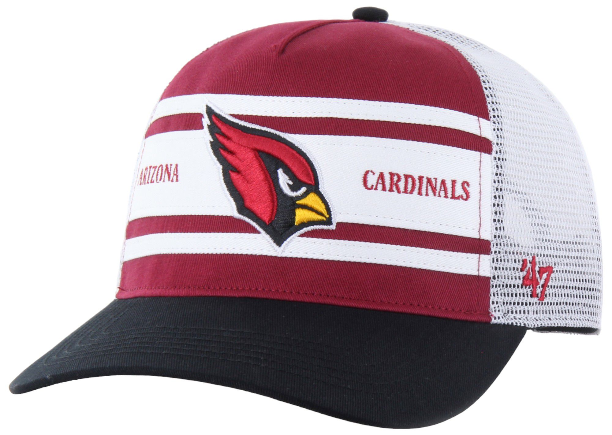 '47 Men's Arizona Cardinals Super Stripe Hitch Dark Red Adjustable Hat product image