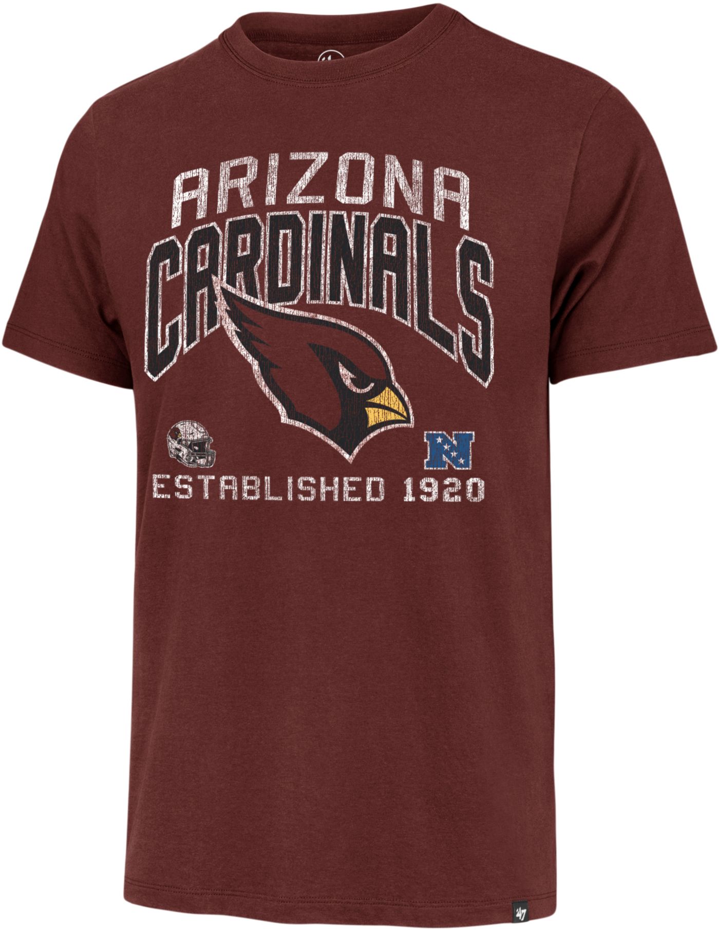 47 Men s Arizona Cardinals Turned Up Red T Shirt Dick s Sporting Goods