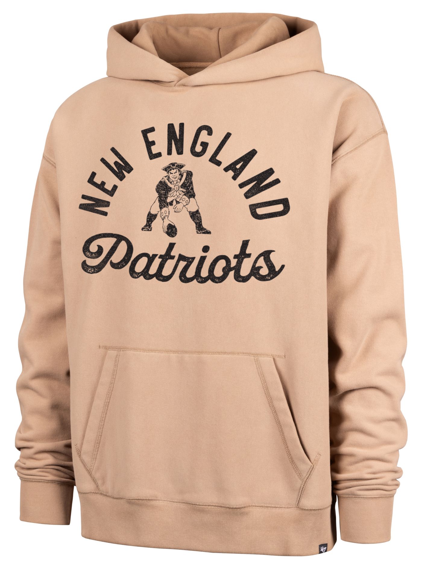 47 Men s New England Patriots Dusted River Khaki Pullover Hoodie Dick s Sporting Goods