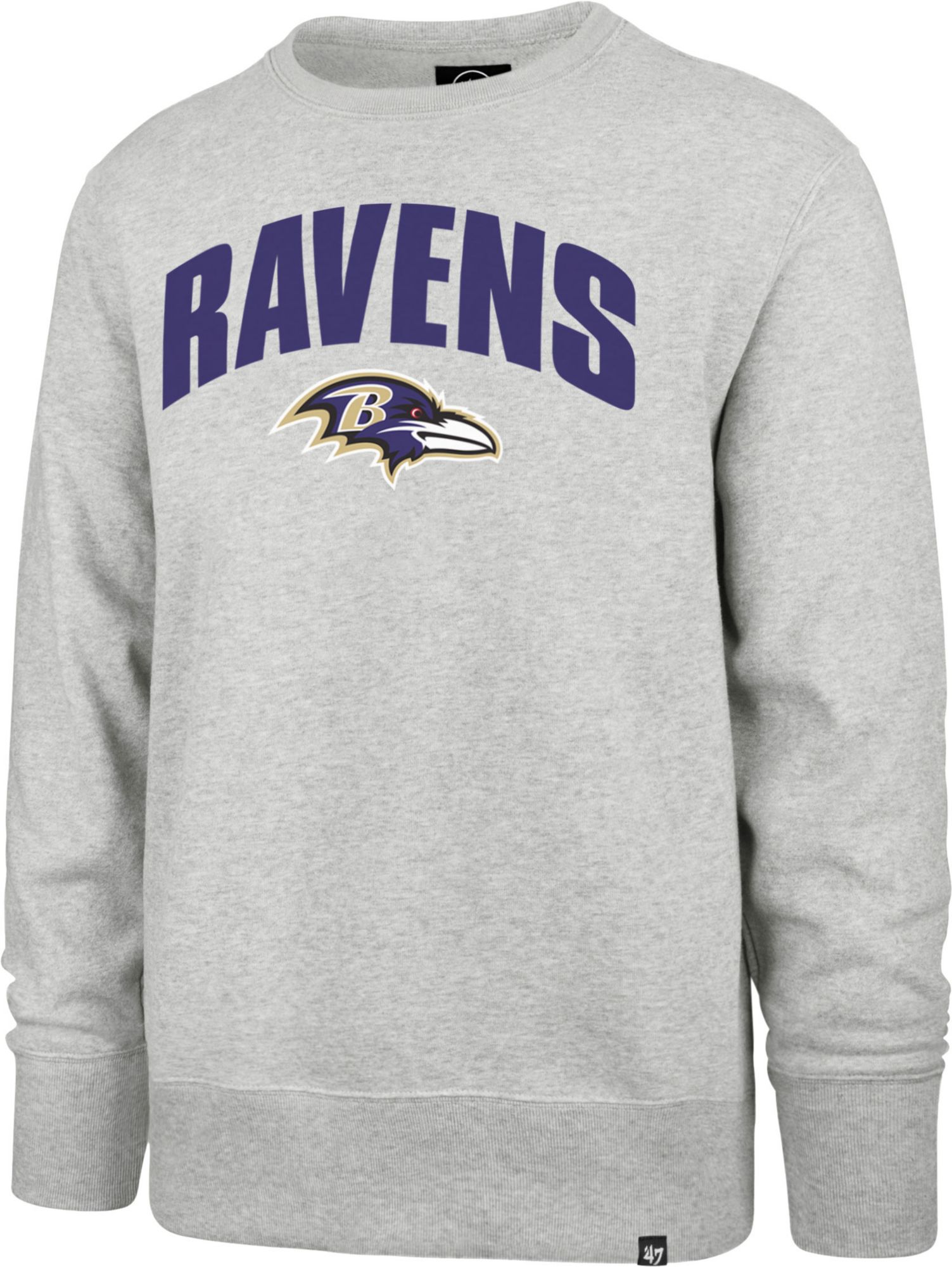 '47 Men's Baltimore Ravens Strider Crew Sweatshirt