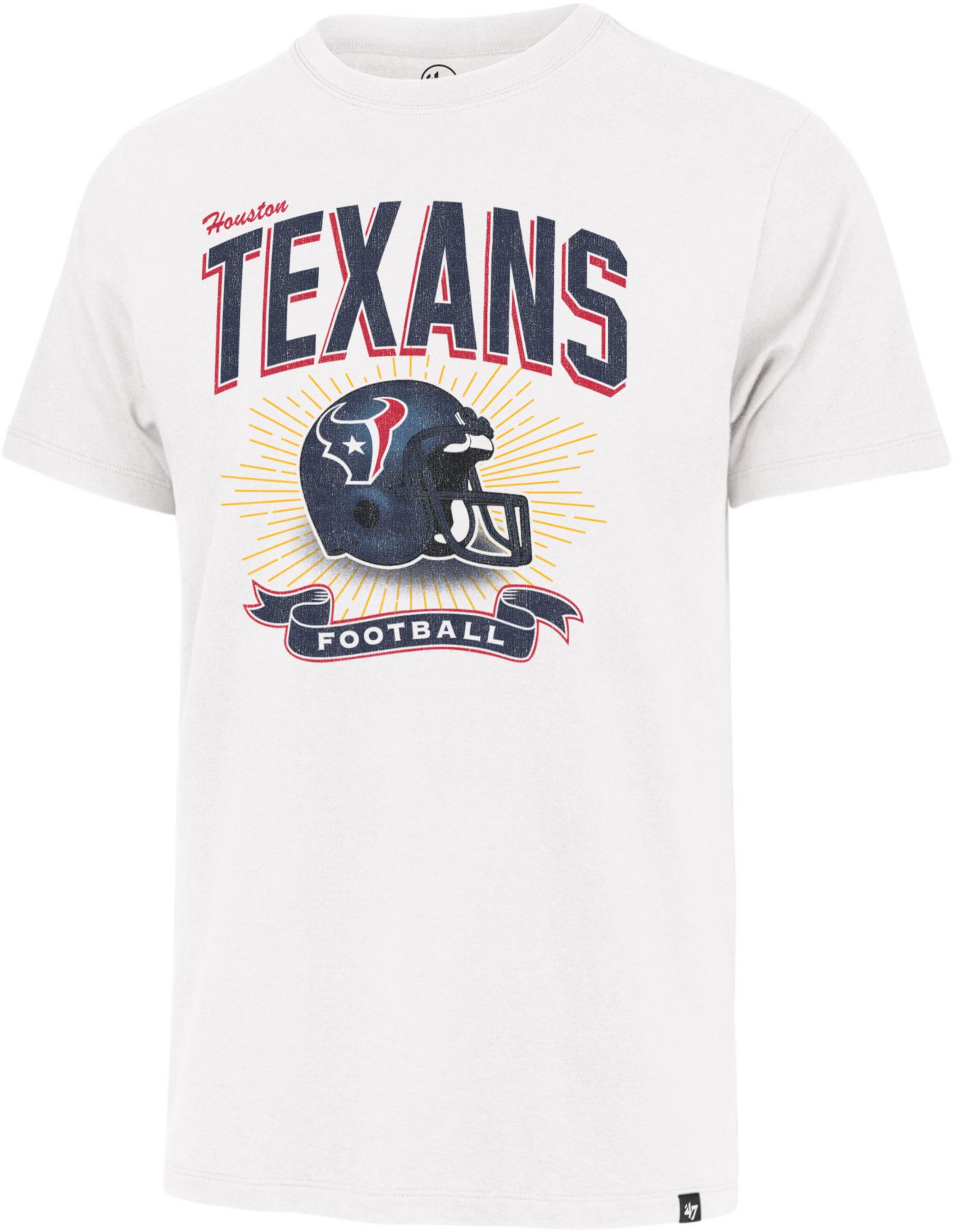 '47 Men's Houston Texans Prime Franklin White T-Shirt product image