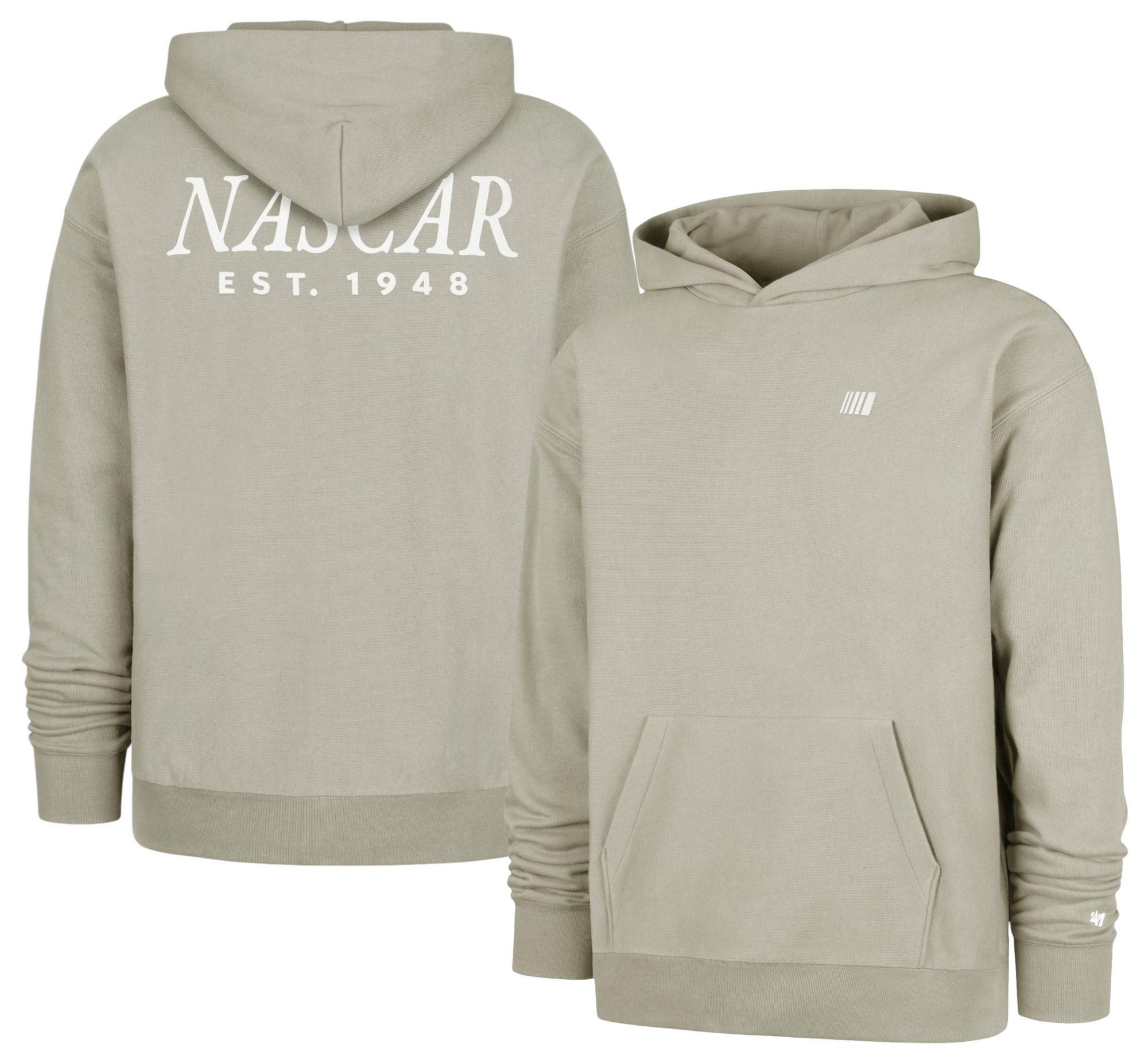 '47 Men's Nascar Contemporary Foundation Grey Pullover Hoodie product image