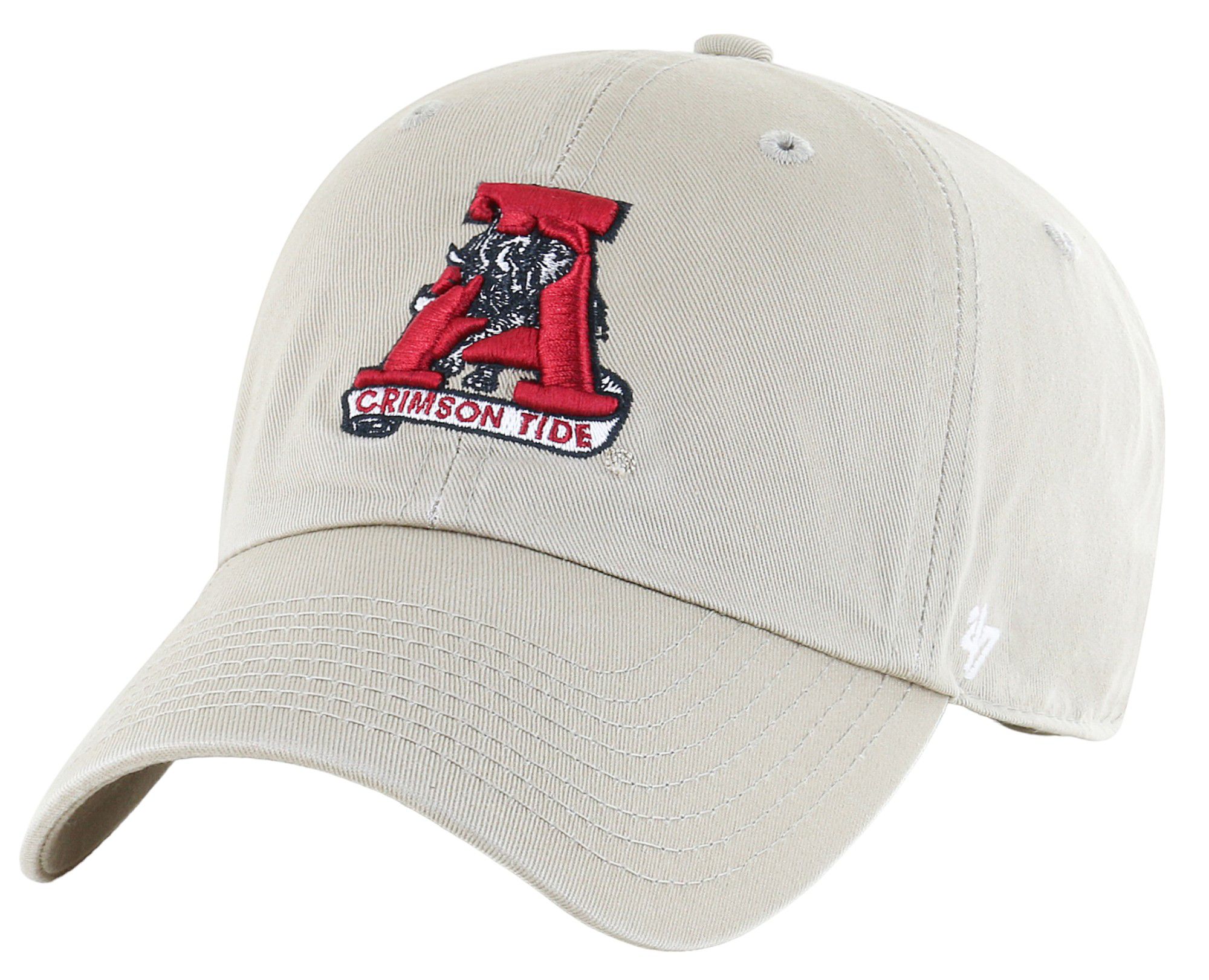 '47 Men's Alabama Crimson Tide Khaki Vintage Clean Up Adjustable Hat product image