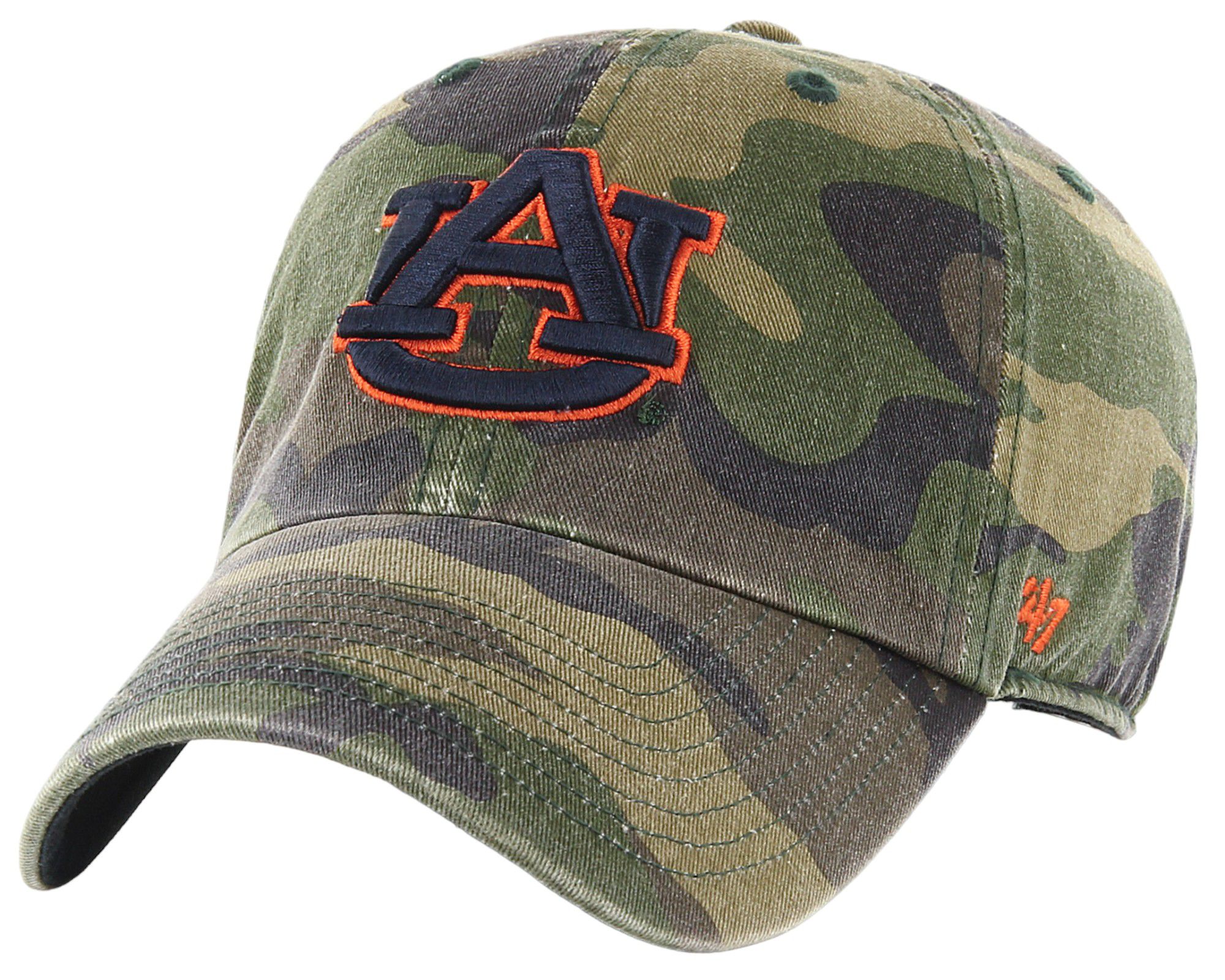 '47 Men's Auburn Tigers Camo Clean Up Adjustable Hat product image